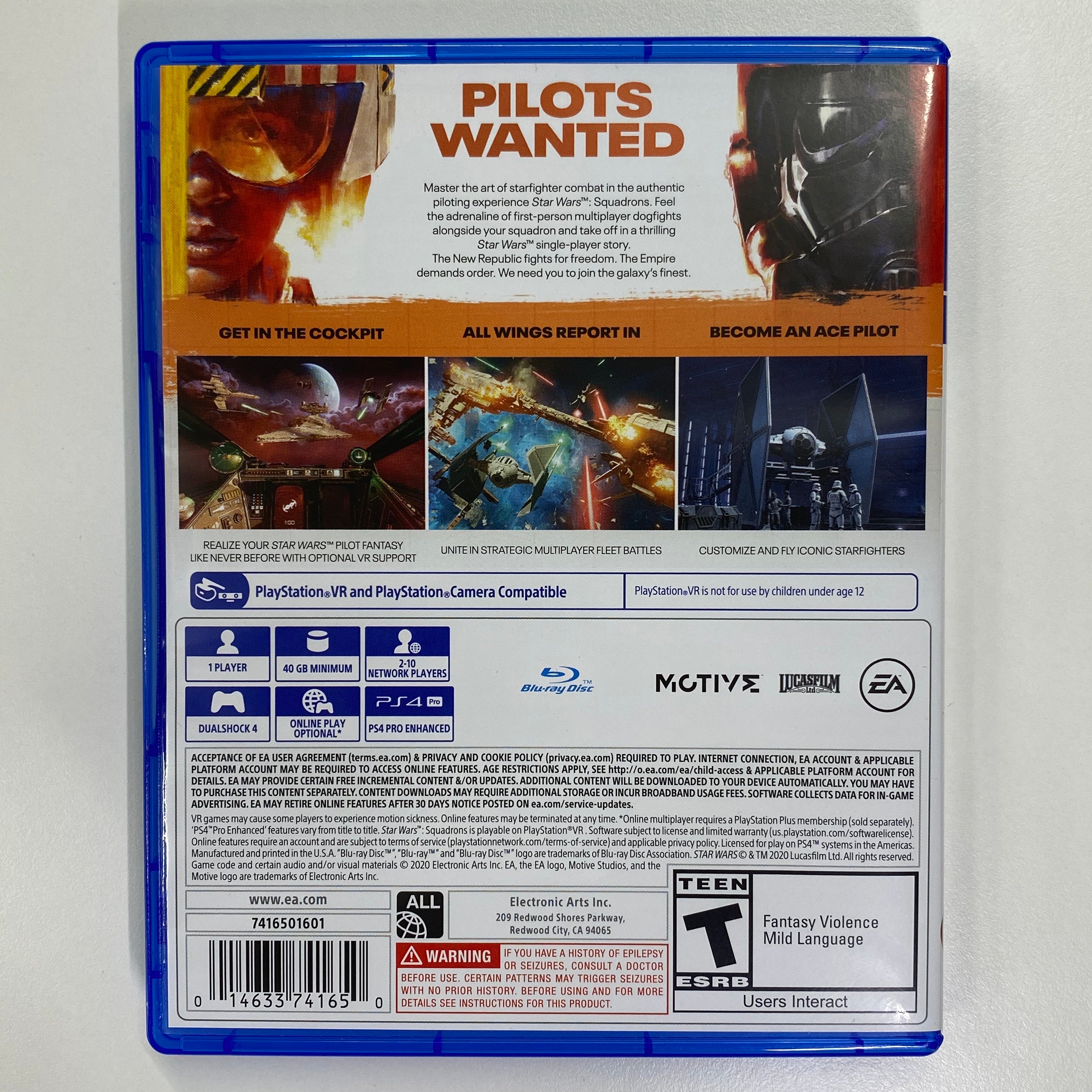 Star Wars: Squadrons - (PS4)  PlayStation 4 [UNBOXING] Video Games Electronic Arts   