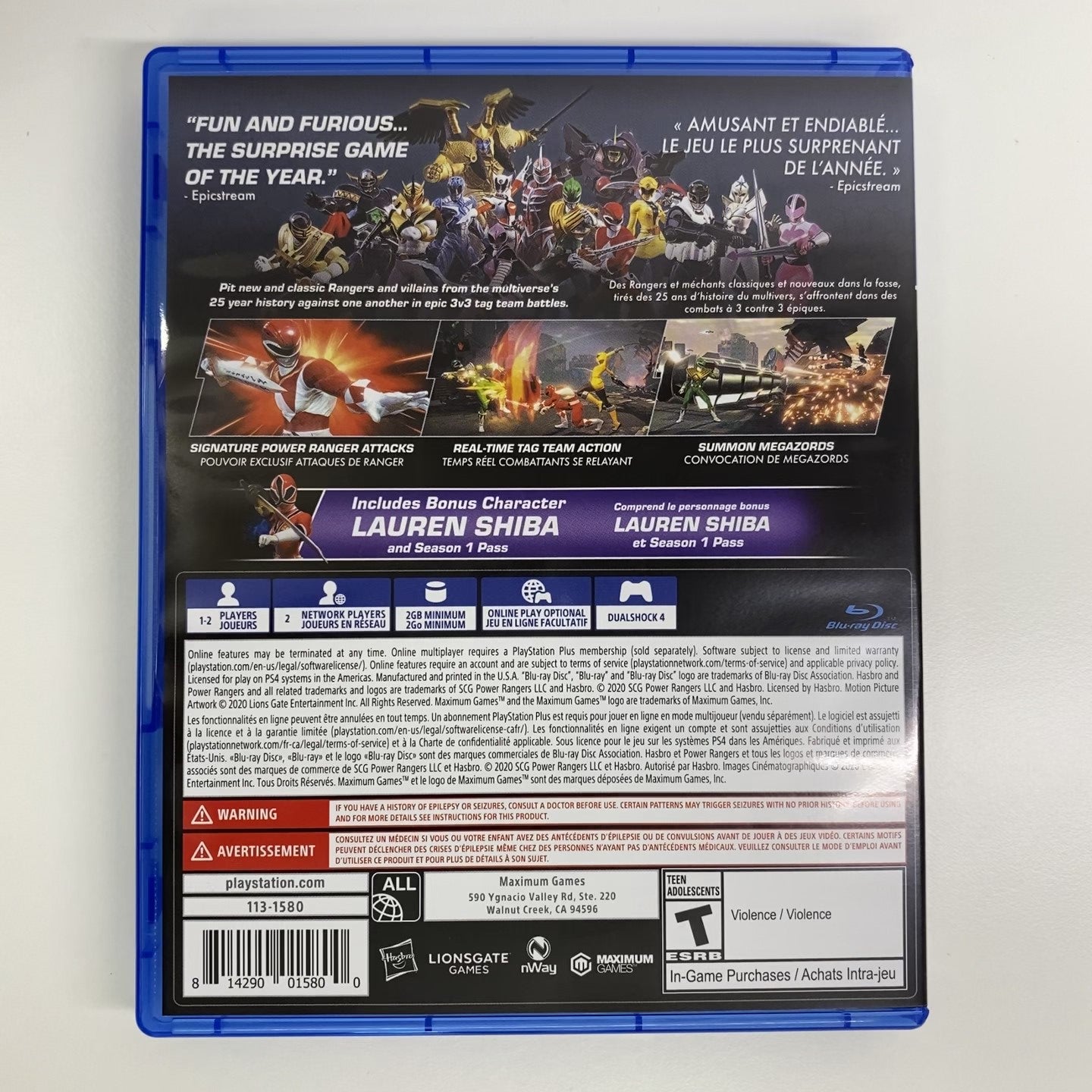 Power Rangers: Battle for the Grid Collector's Edition - (PS4) PlayStation 4 [UNBOXING] Video Games Maximum Games   