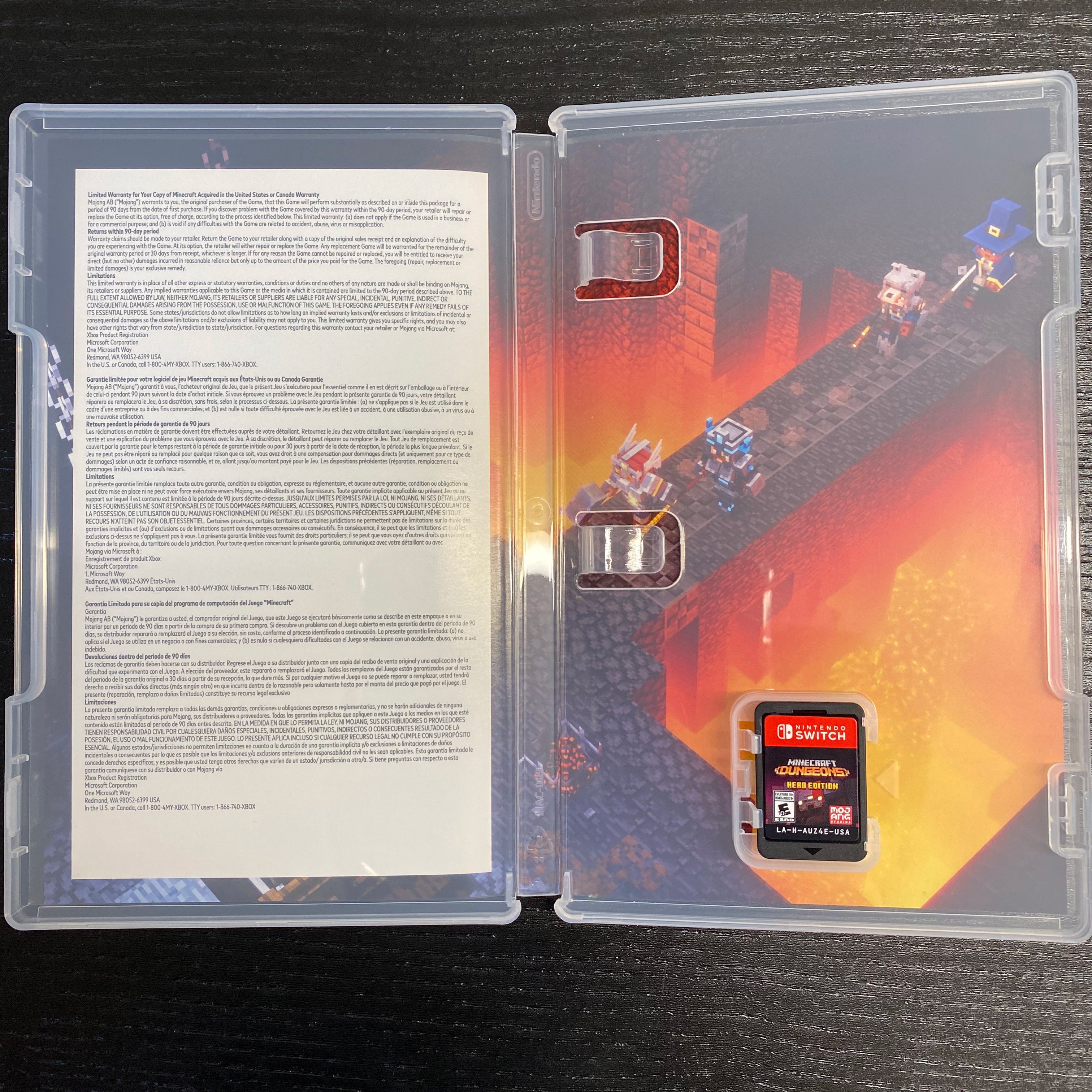 Minecraft Dungeons Hero Edition - (NSW) Nintendo Switch [UNBOXING] Video Games Nintendo   