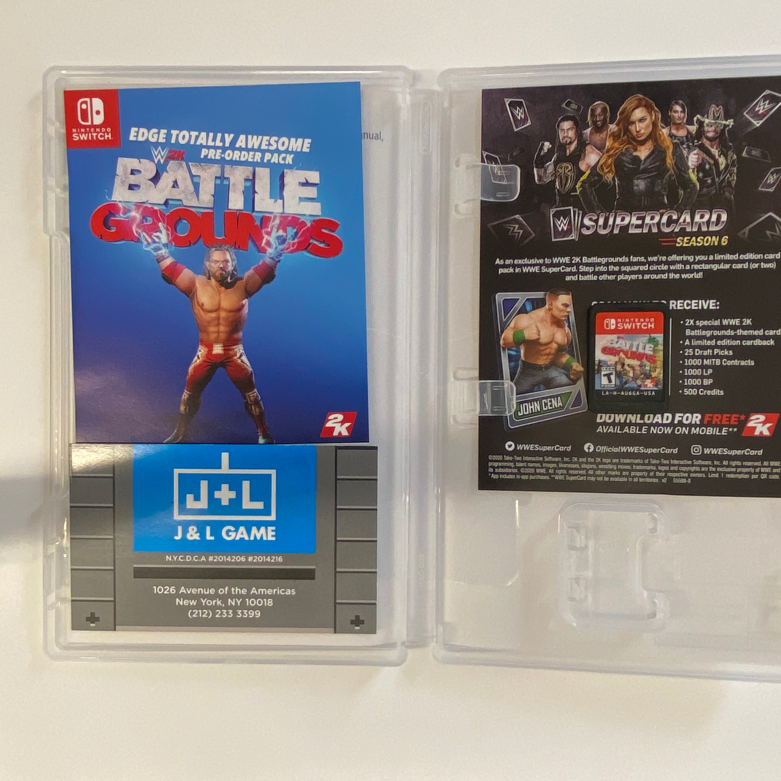 WWE 2K Battlegrounds - (NSW) Nintendo Switch [UNBOXING] | J&L Game