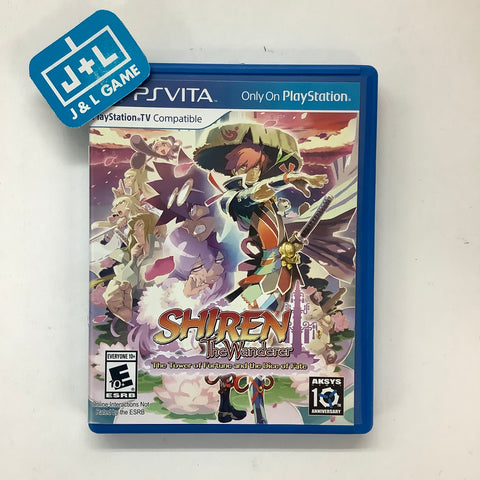 Shiren the Wanderer: The Tower of Fortune and the Dice of Fate - (PSV) PlayStation Vita [Pre-Owned] Video Games Aksys Games   