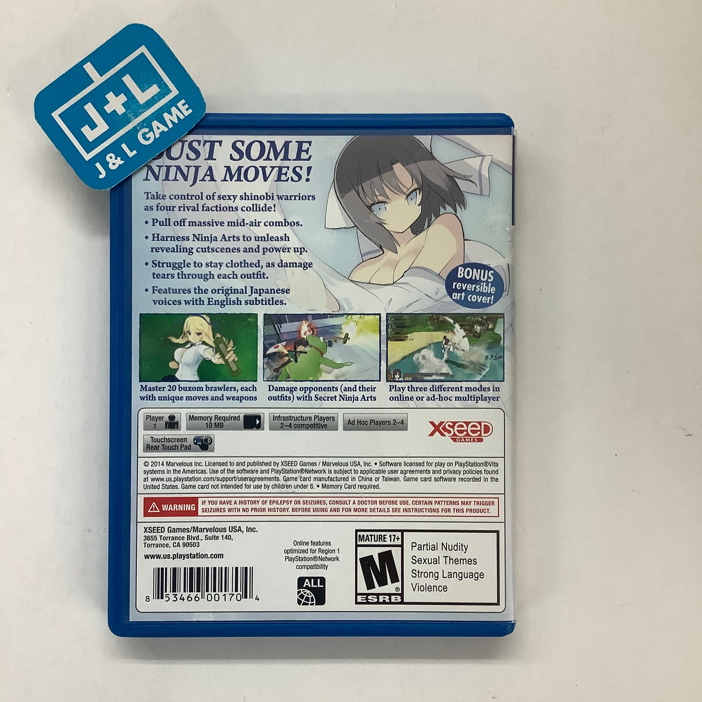 Senran Kagura Shinovi Versus - (PSV) PlayStation Vita [Pre-Owned] Video Games Xseed   