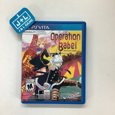 Operation Babel: New Tokyo Legacy - (PSV) PlayStation Vita [Pre-Owned] Video Games NIS America   