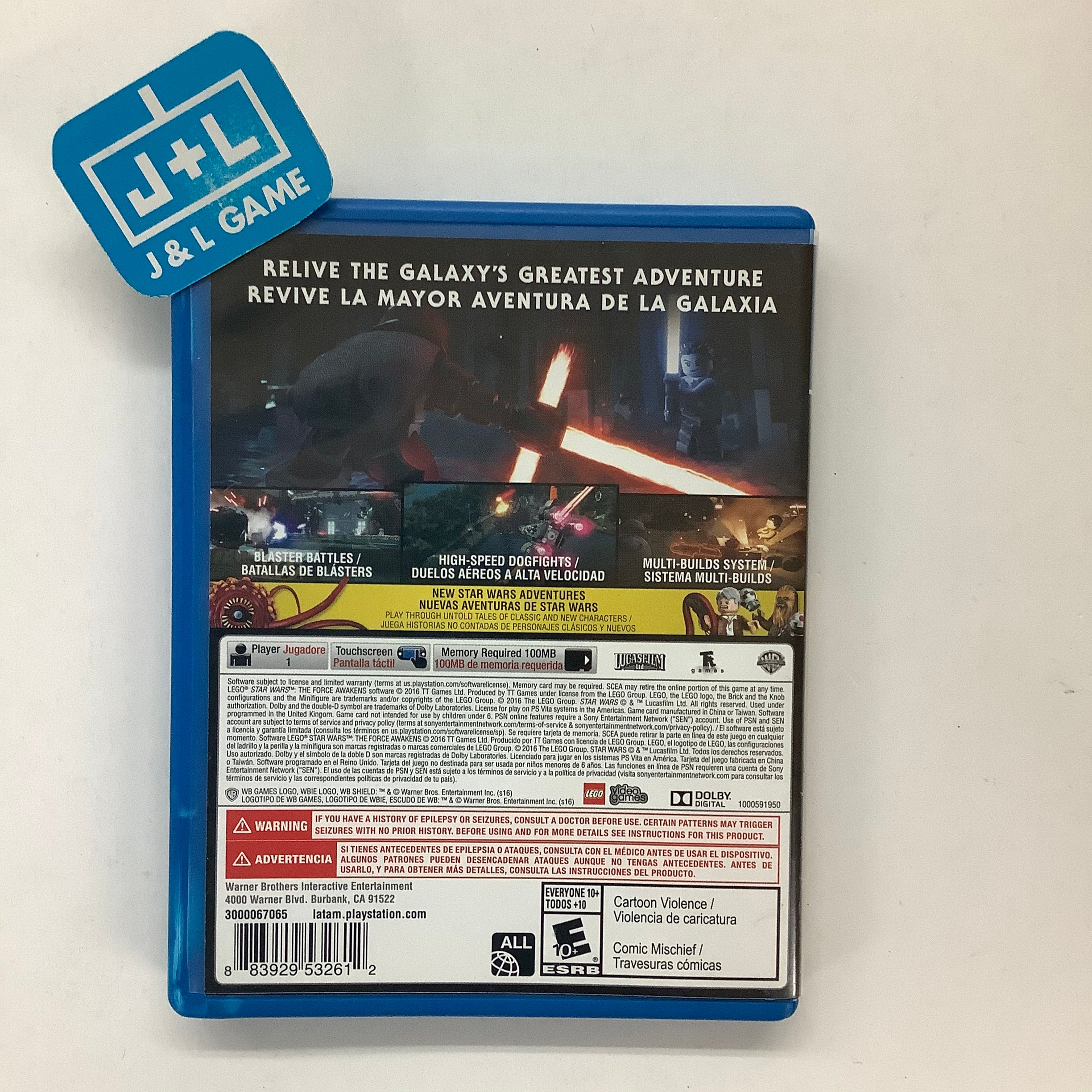 LEGO Star Wars: The Force Awakens -  (PSV) PlayStation Vita [Pre-Owned] Video Games Warner Bros. Interactive Entertainment   