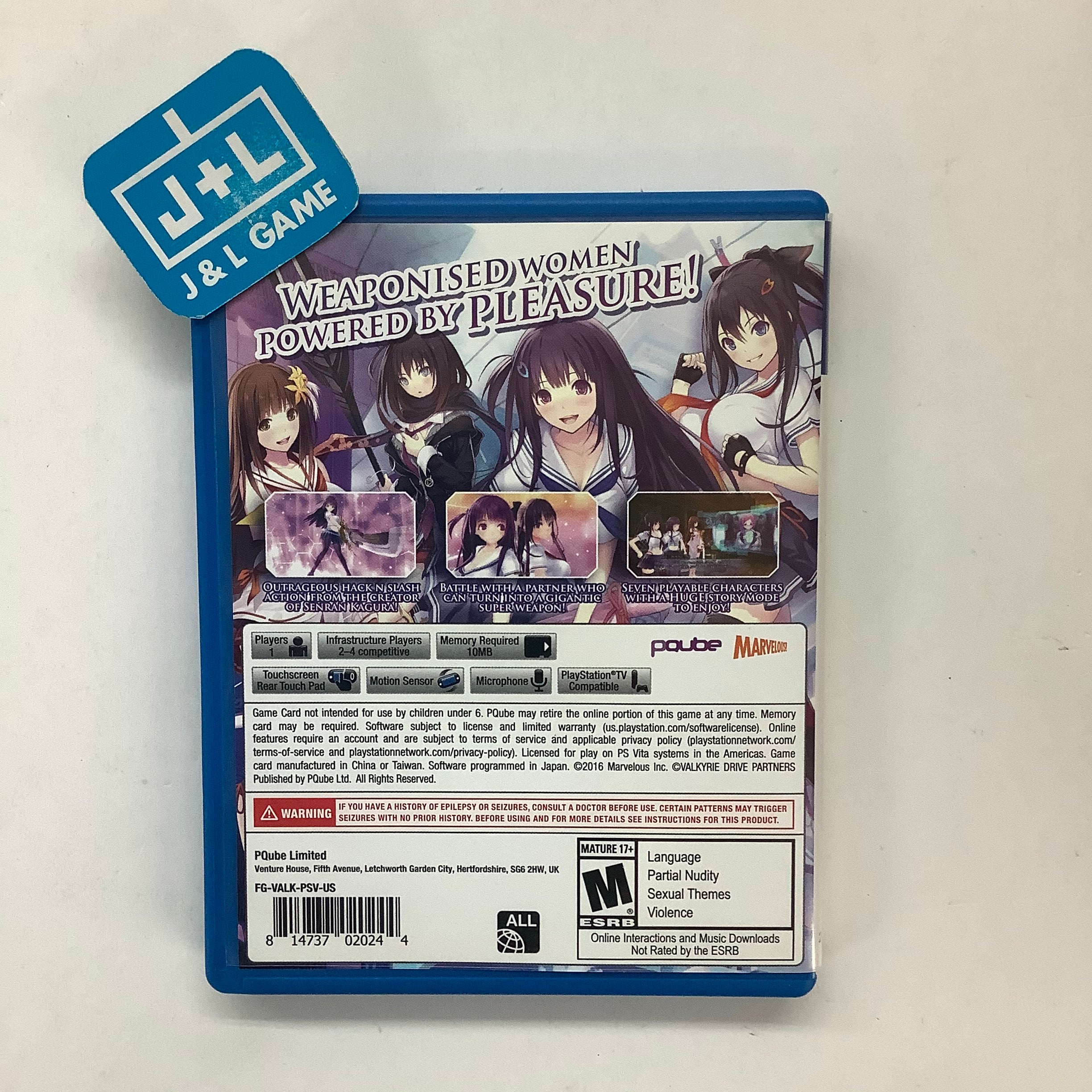 Valkyrie Drive: Bhikkhuni - (PSV) PlayStation Vita  [Pre-Owned] Video Games PQube   