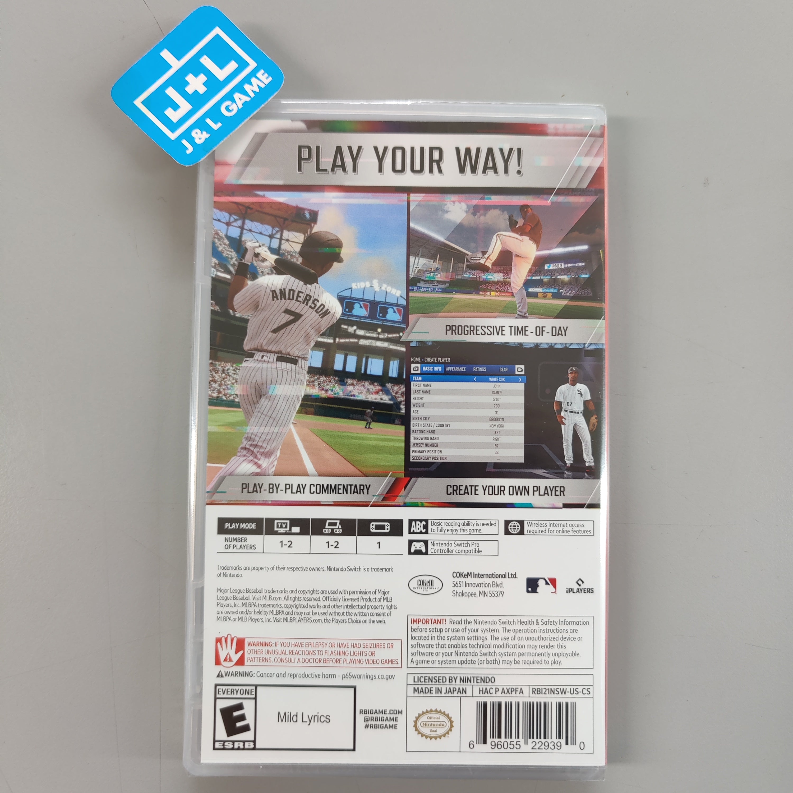 R.B.I. Baseball 21 - (NSW) Nintendo Switch Video Games J&L Video Games New York City   