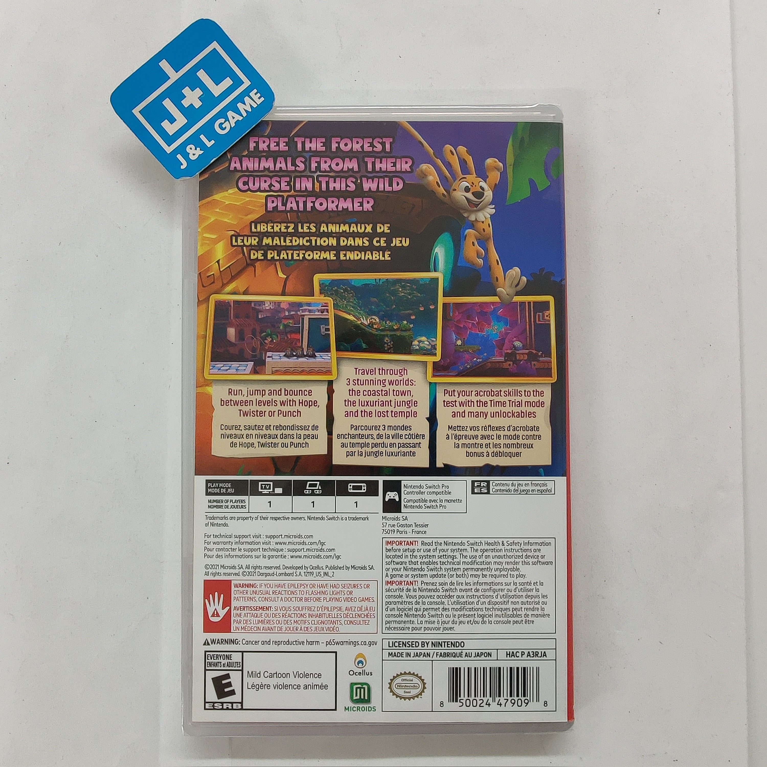 Marsupilami: Hoobadventure (NSW) - Nintendo Switch Video Games Maximum Games   