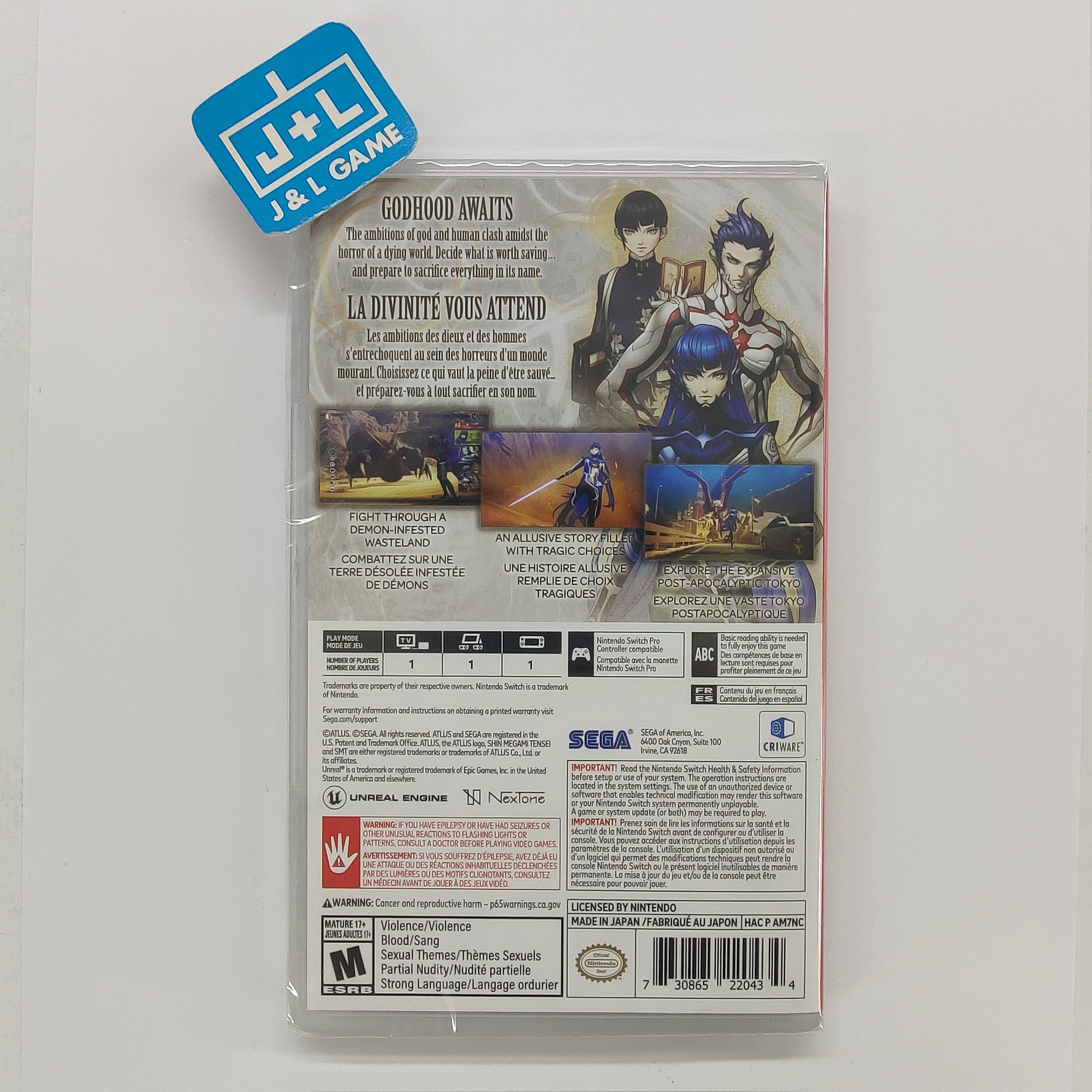 Shin Megami Tensei V - (NSW) Nintendo Switch Video Games SEGA   