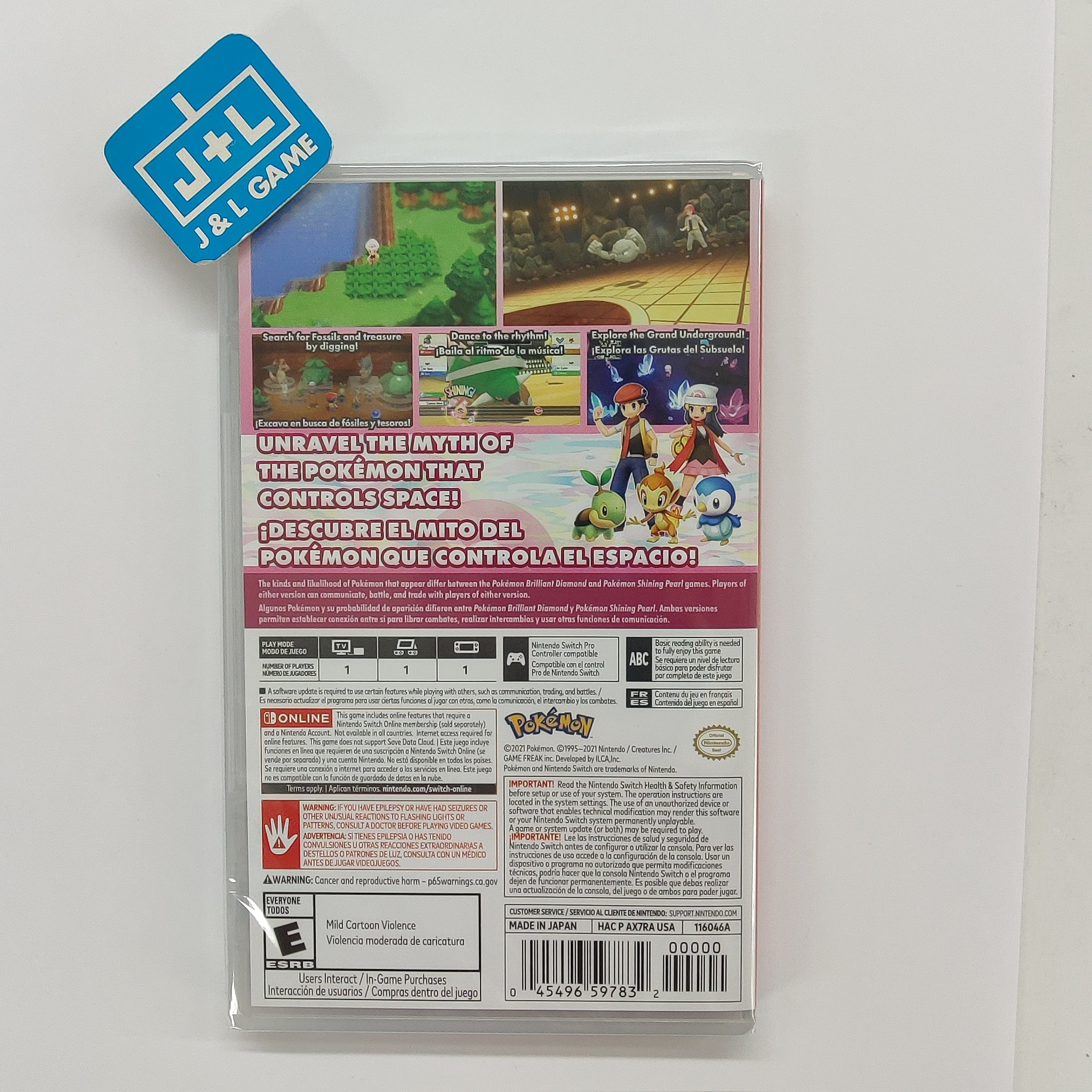 Pokemon Shining Pearl - (NSW) Nintendo Switch Video Games Nintendo   