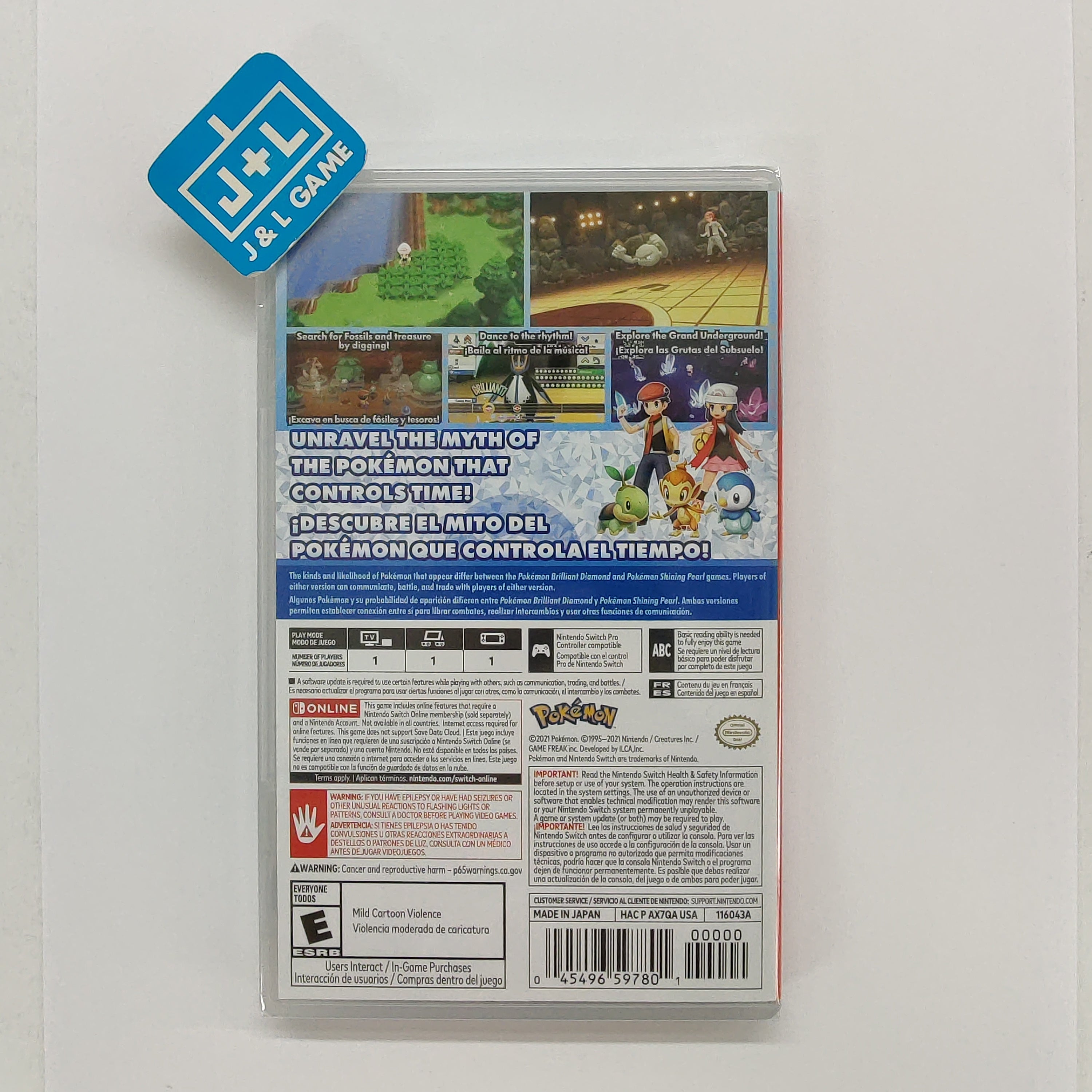 Pokemon Brilliant Diamond - (NSW) Nintendo Switch Video Games Nintendo   