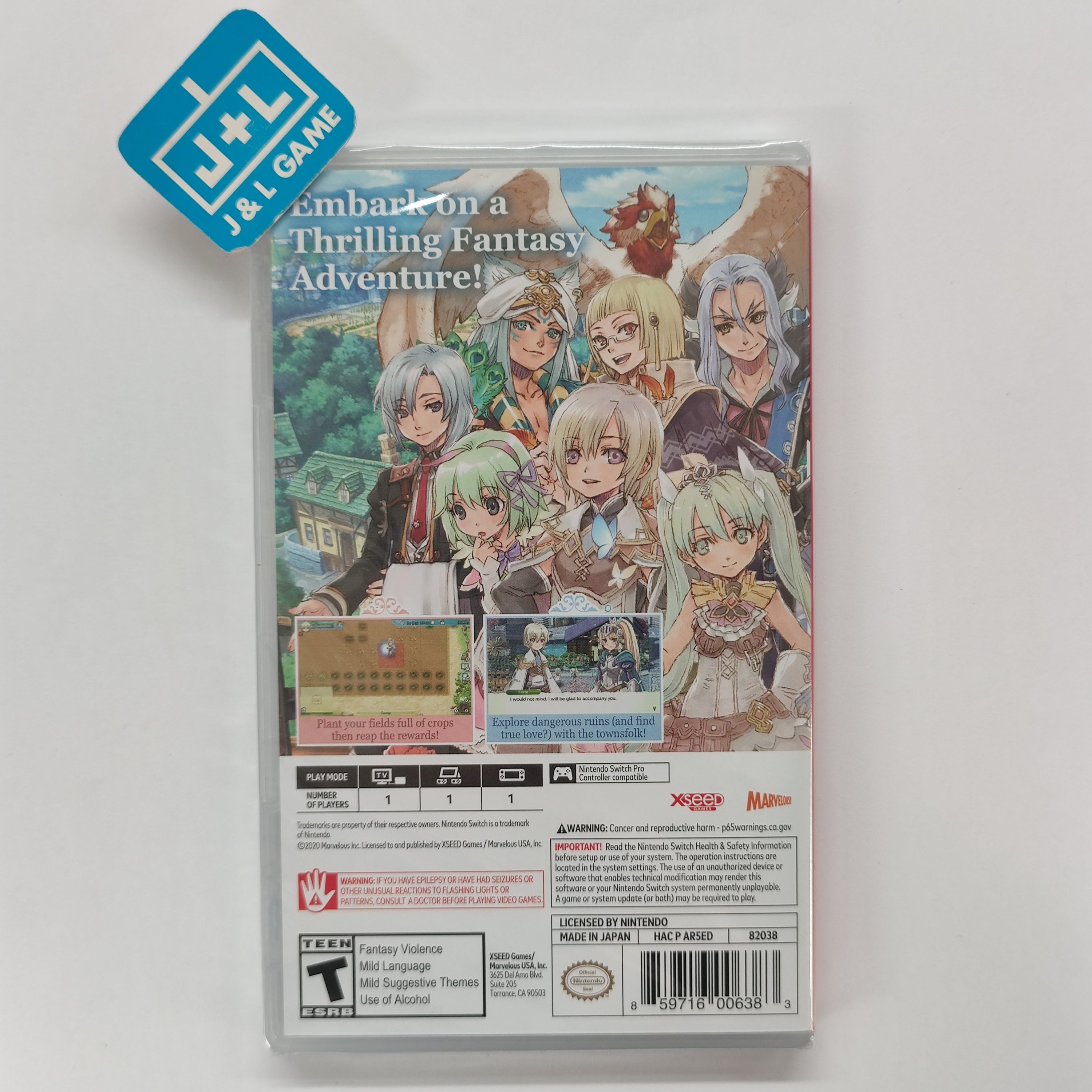 Rune Factory Special (NSW) Nintendo Switch J&L Game