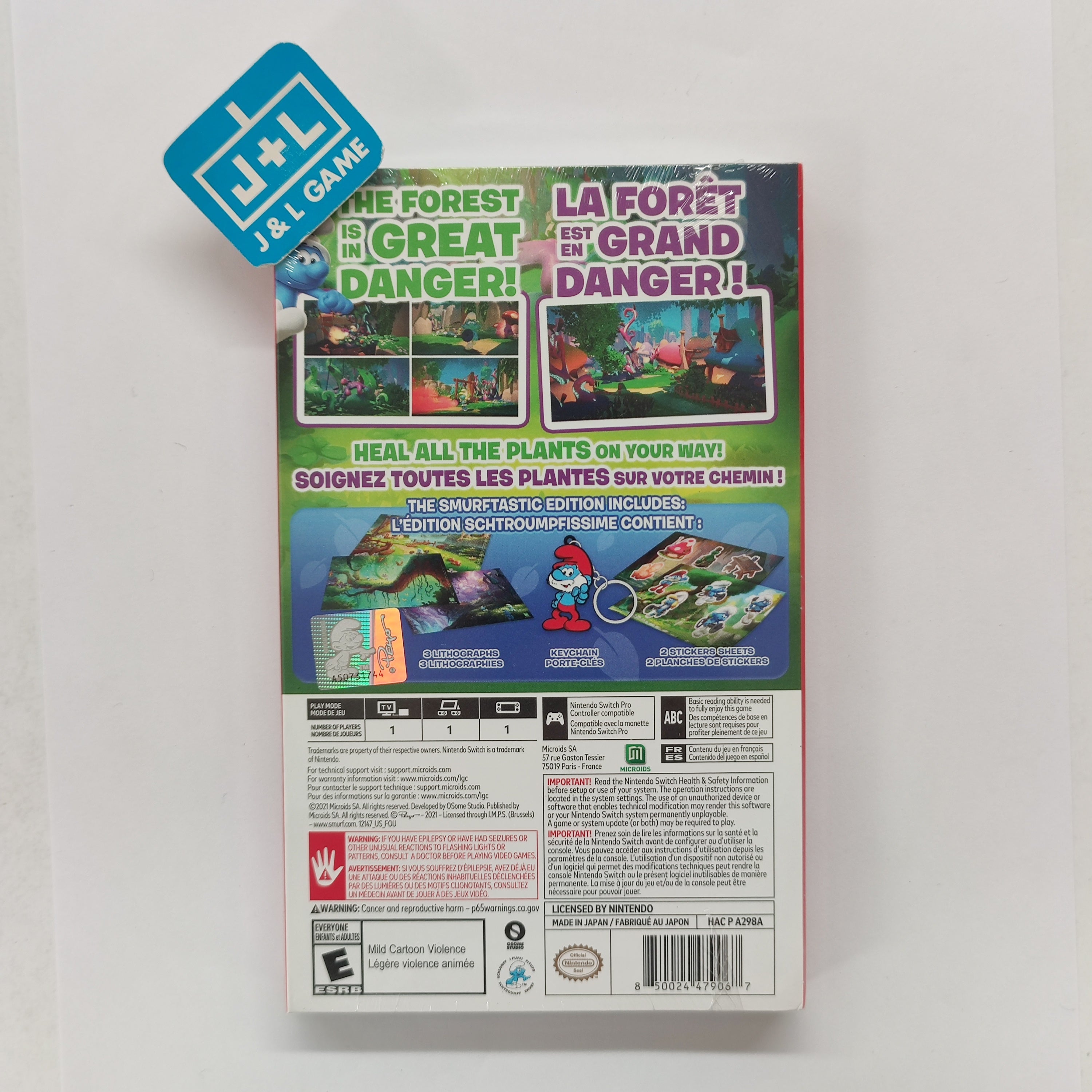 The Smurfs: Mission Vileaf (Smurftastic Edition) - (NSW) Nintendo Switch Video Games Microids   
