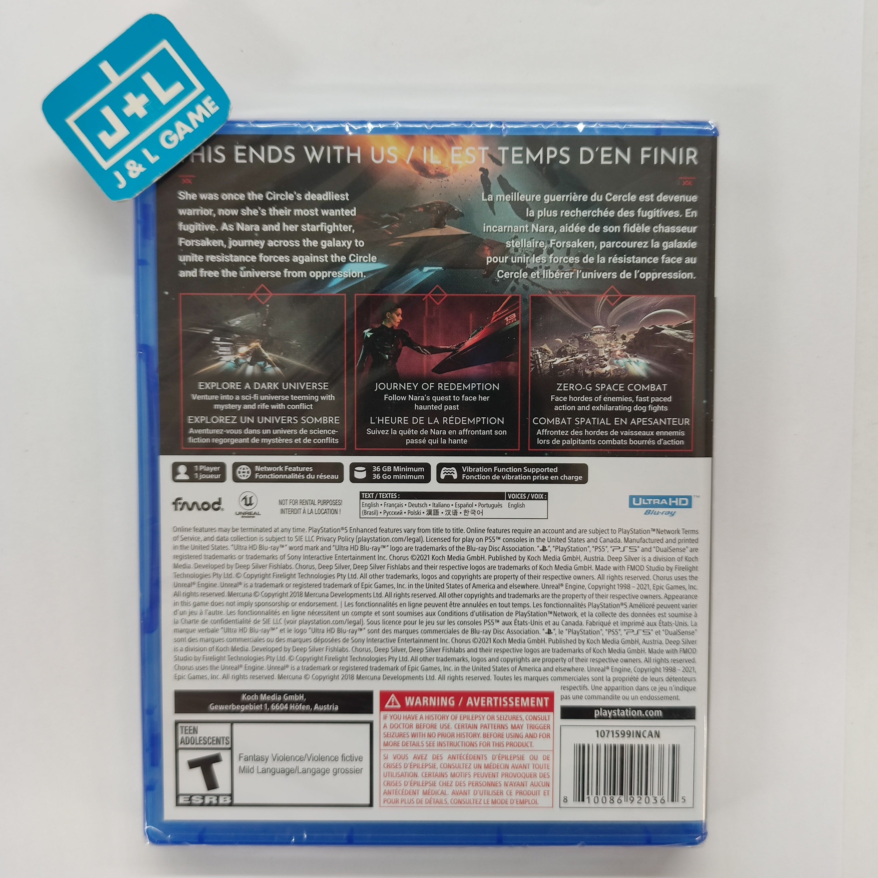 Chorus - (PS5) PlayStation 5 Video Games Deep Silver   