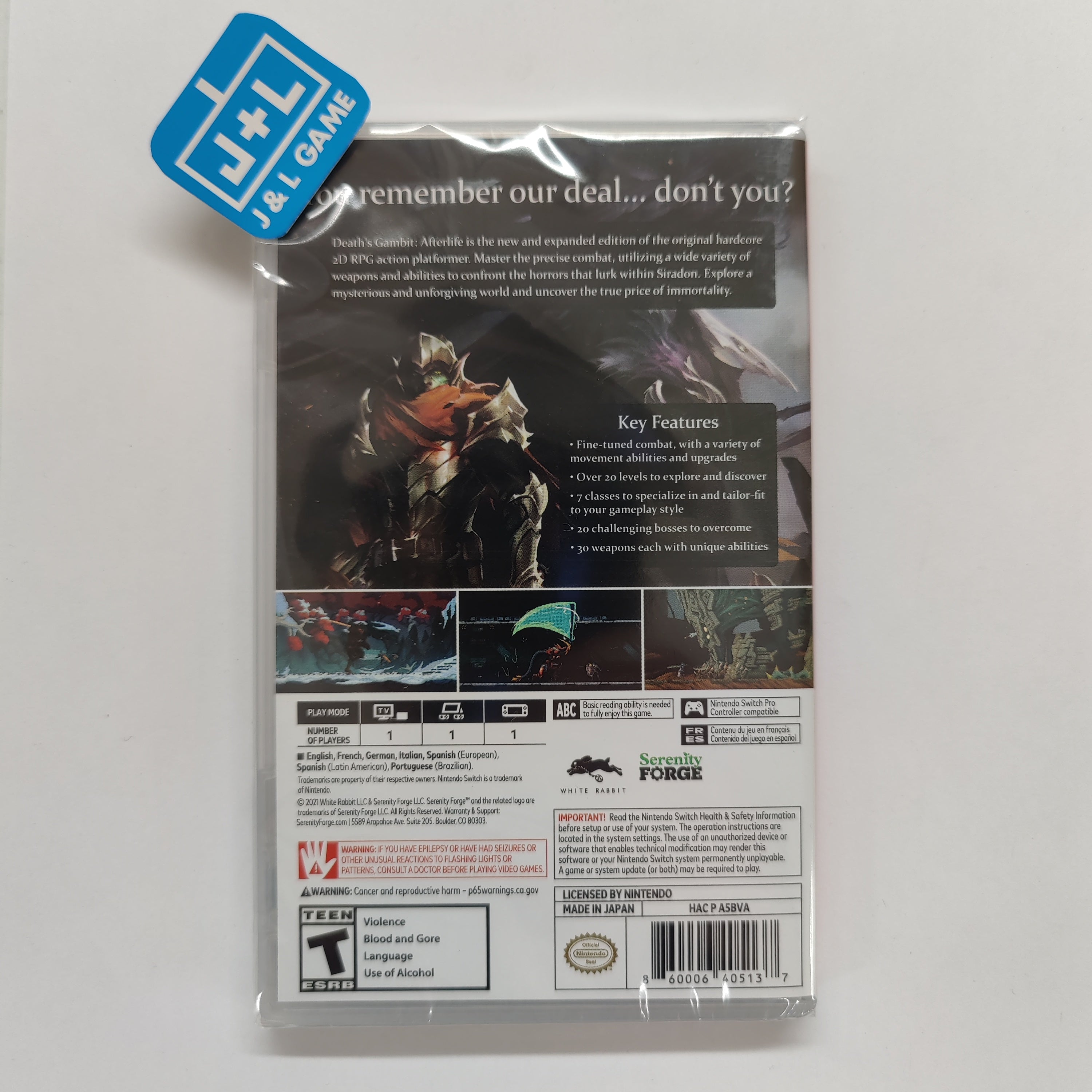 Death's Gambit: Afterlife - (NSW) Nintendo Switch Video Games Serenity Forge   