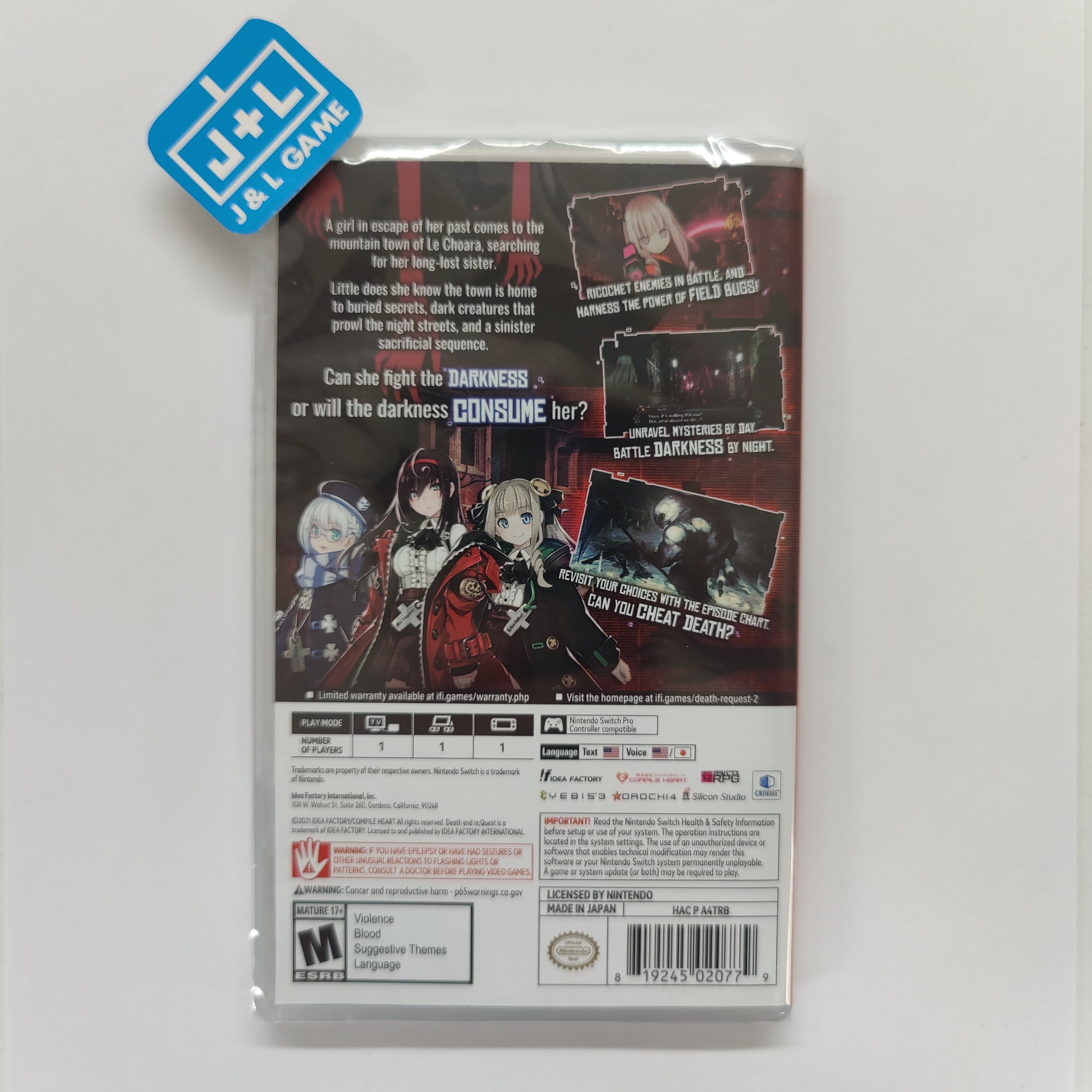Death End re;Quest 2 - (NSW) Nintendo Switch Video Games Idea Factory International   