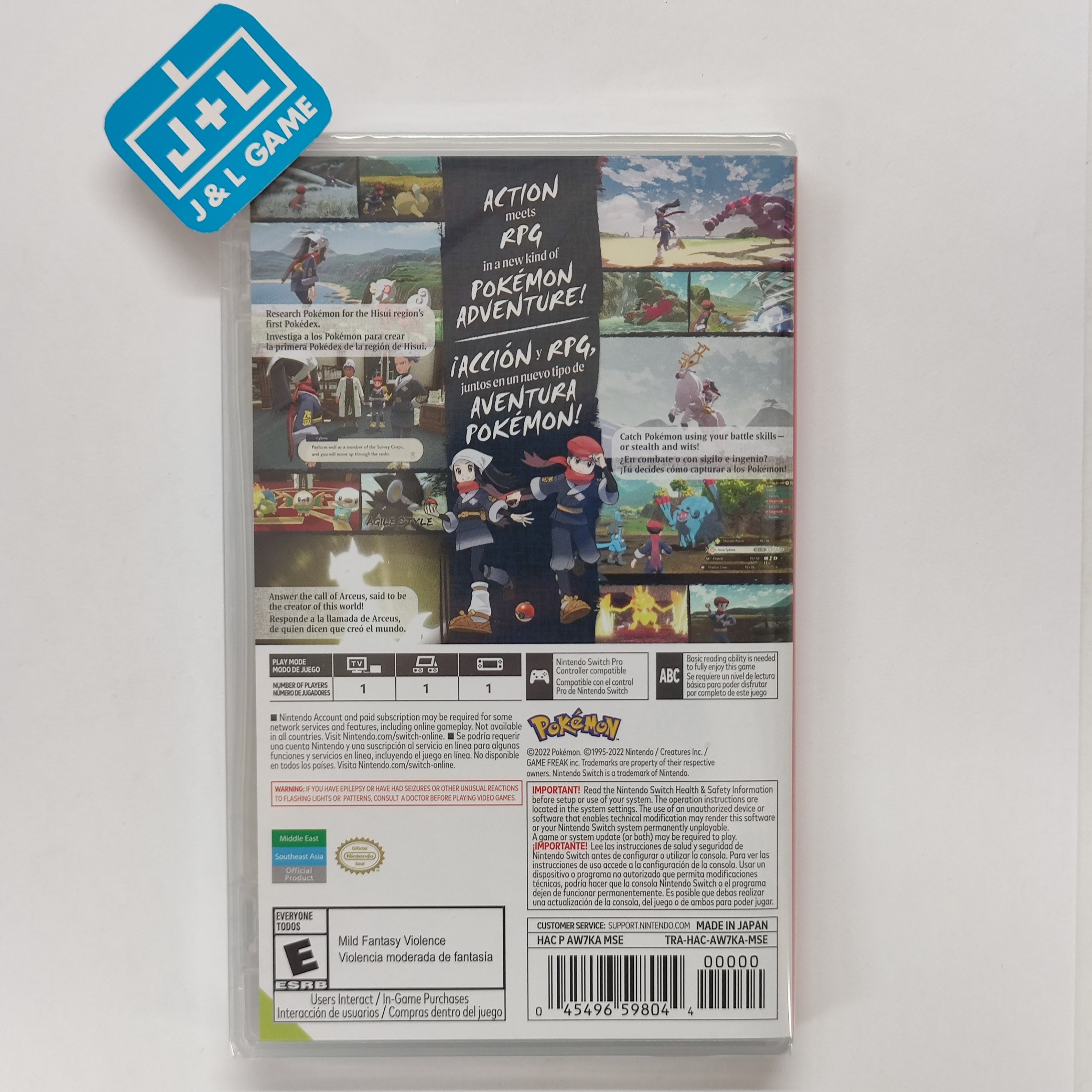 Pokemon Legends: Arceus  - (NSW) Nintendo Switch (World Edition) Video Games Nintendo   