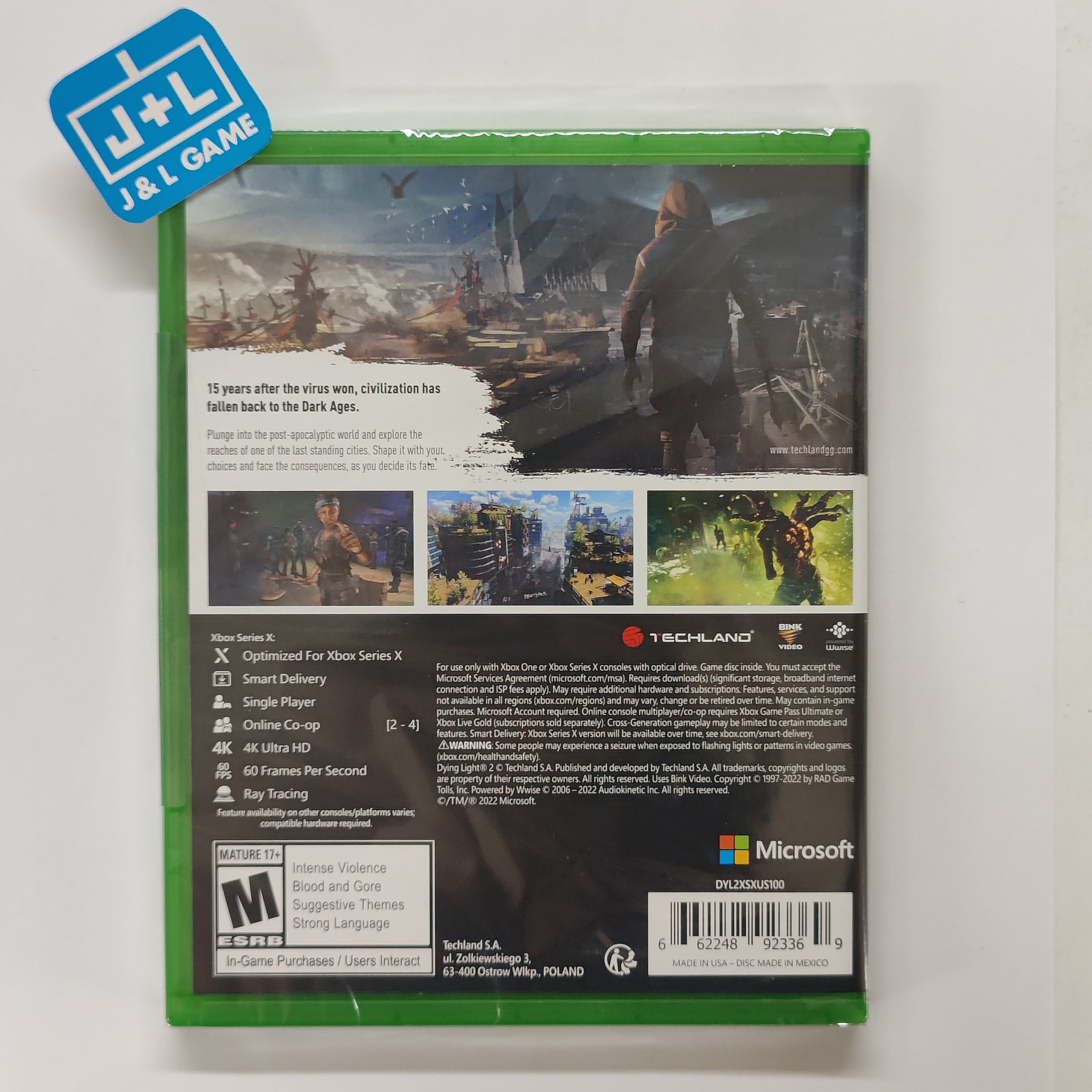 Dying Light 2: Stay Human - (XSX) Xbox Series X Video Games Square Enix   