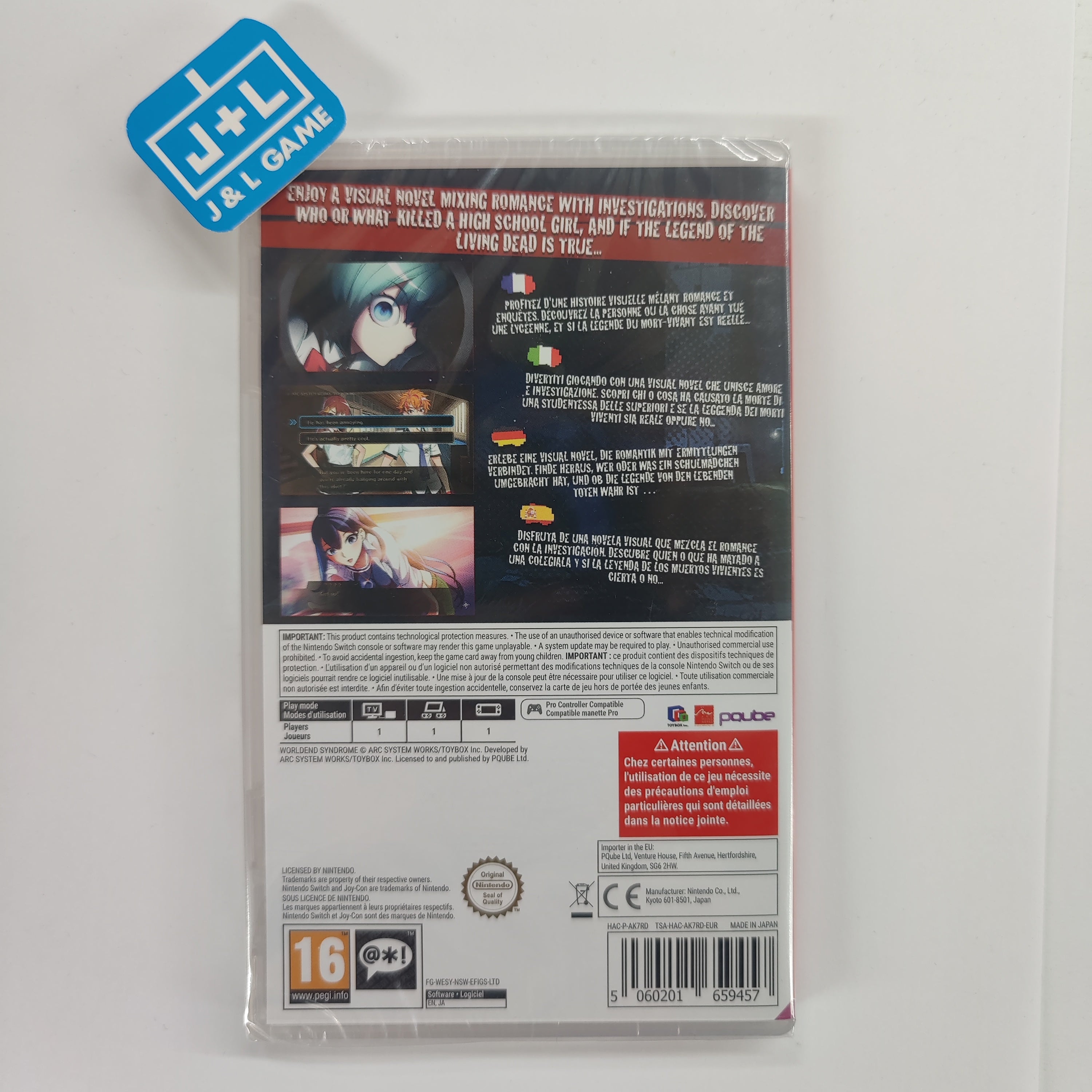 World End Syndrome - (NSW) Nintendo Switch (European Import) Video Games PQube   