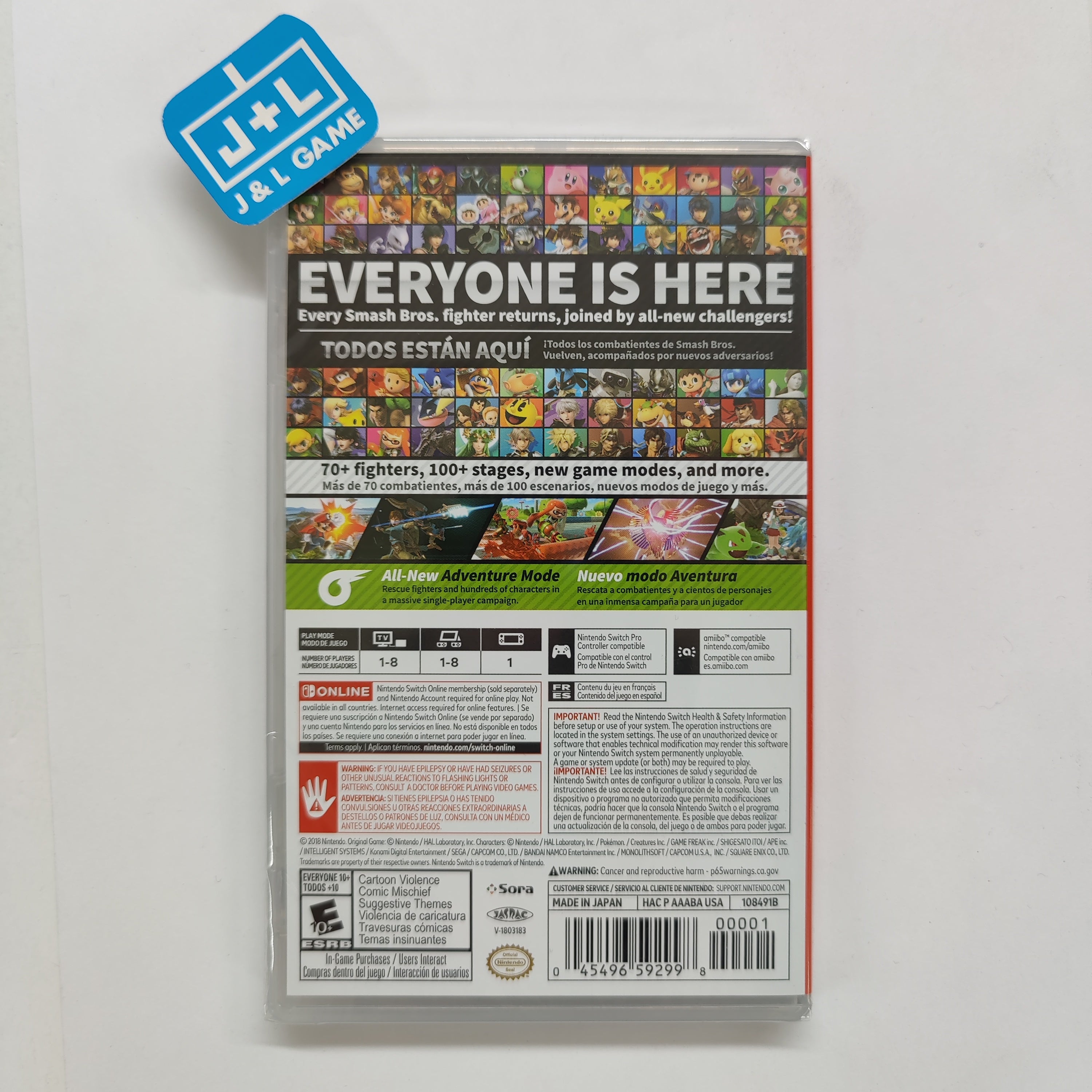 Super Smash Bros. Ultimate - (NSW) Nintendo Switch Video Games Nintendo   