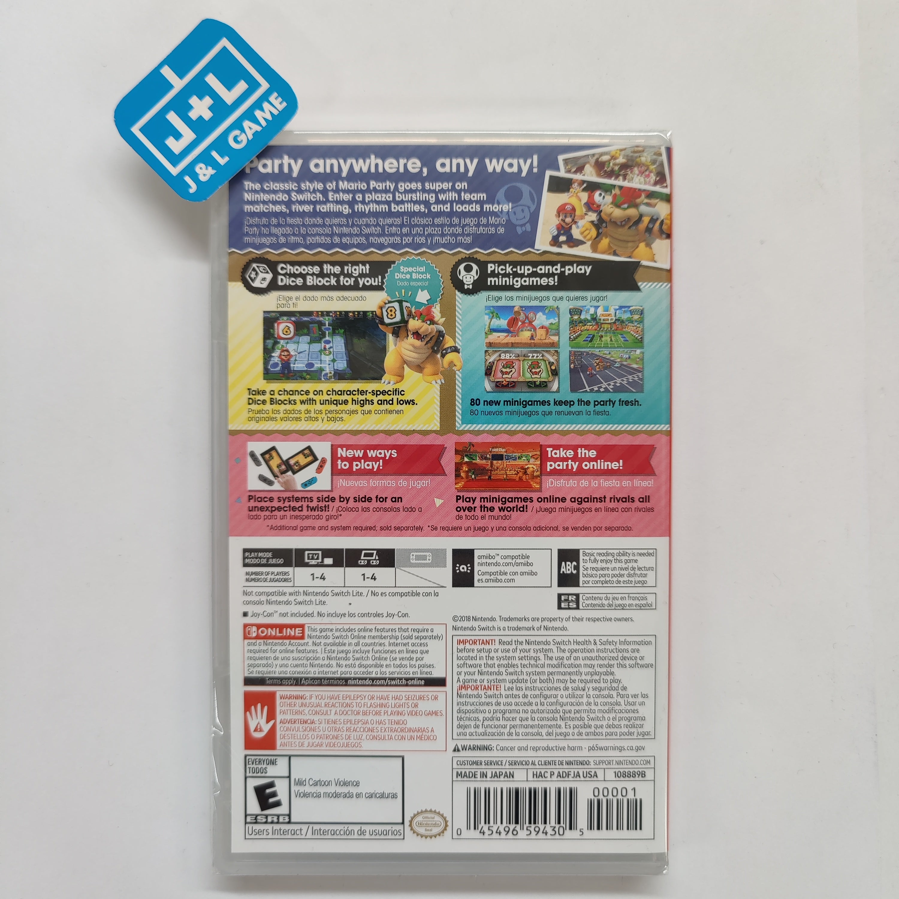 Super Mario Party - (NSW) Nintendo Switch Video Games Nintendo   