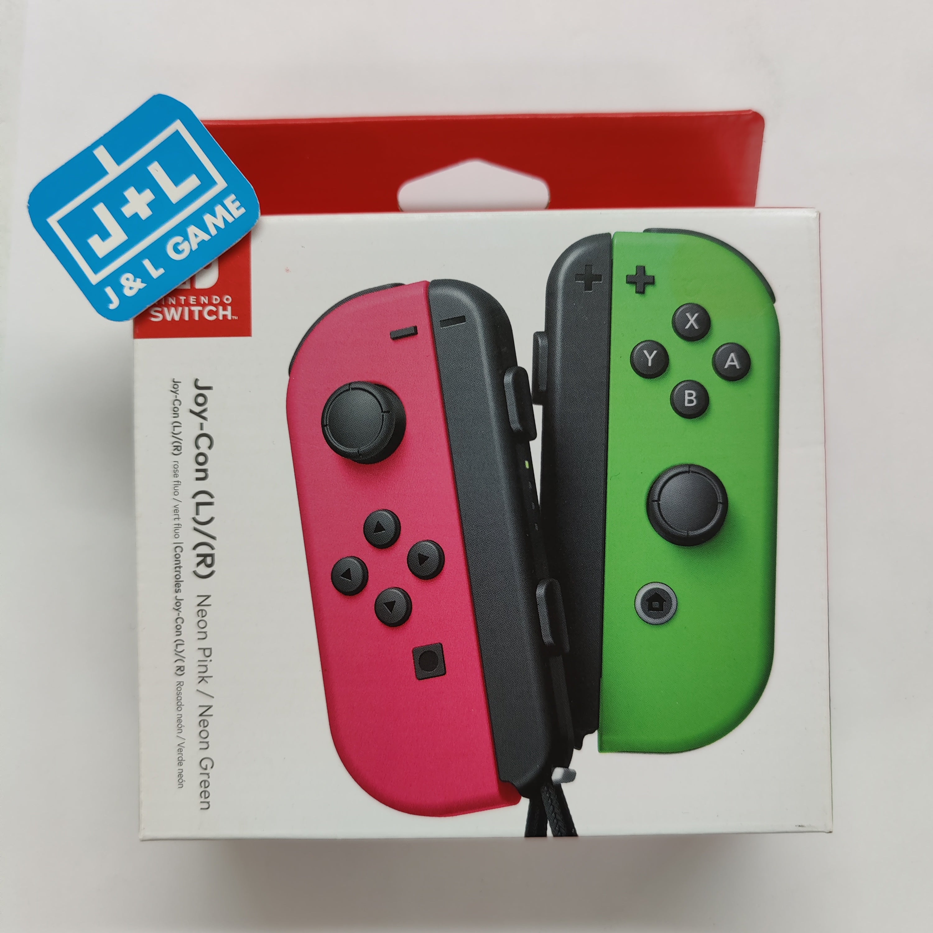 Nintendo Switch Joy-Con (L)/(R) (Neon Pink/Neon Green) - (NSW) Nintendo Switch Accessories Nintendo   