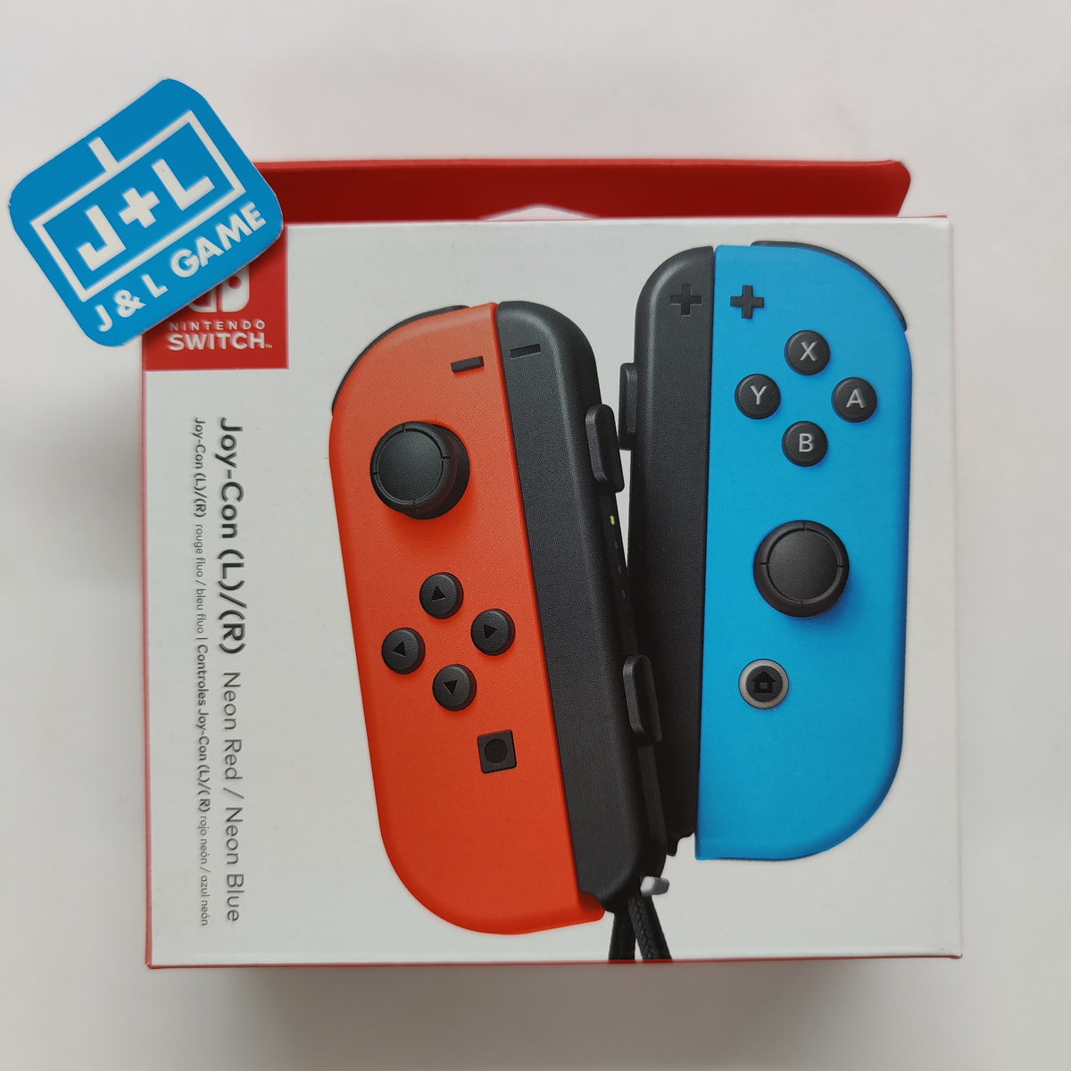 Nintendo Switch Joy-Con (L)/(R) (Neon Red/Neon Blue) - (NSW 