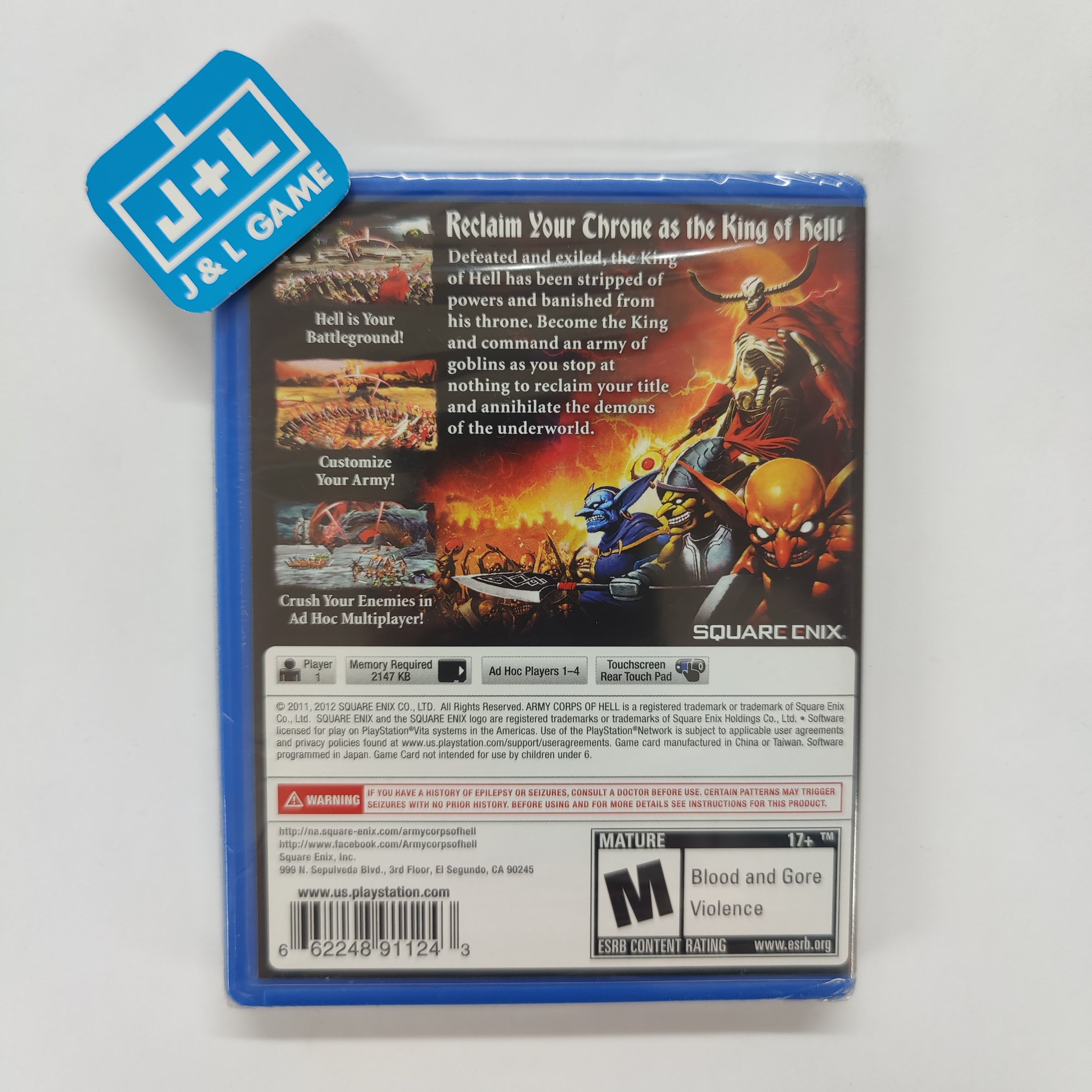 Army Corps of Hell - (PSV) PlayStation Vita Video Games Square Enix   