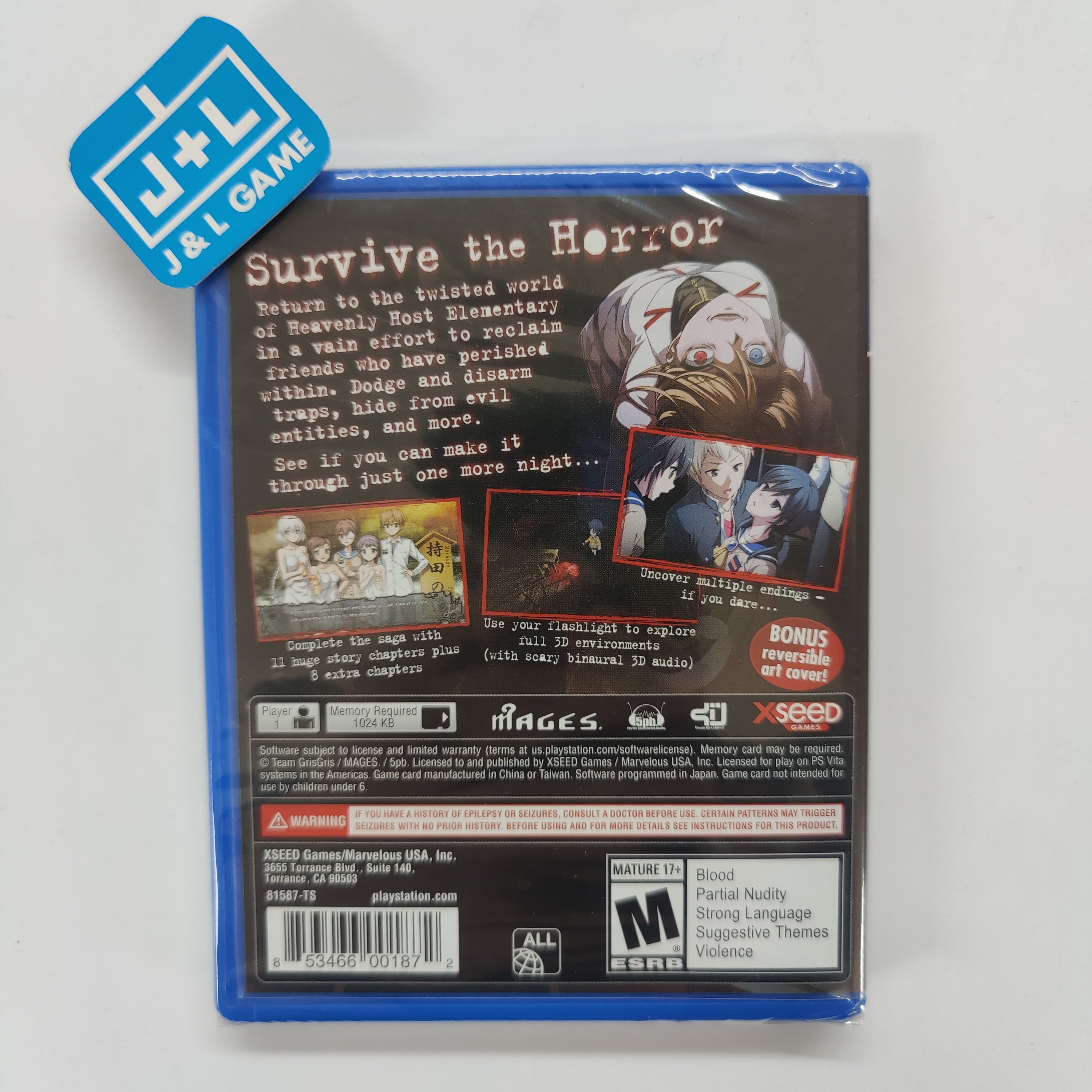 Corpse Party: Blood Drive - (PSV) PlayStation Vita Video Games XSEED Games   