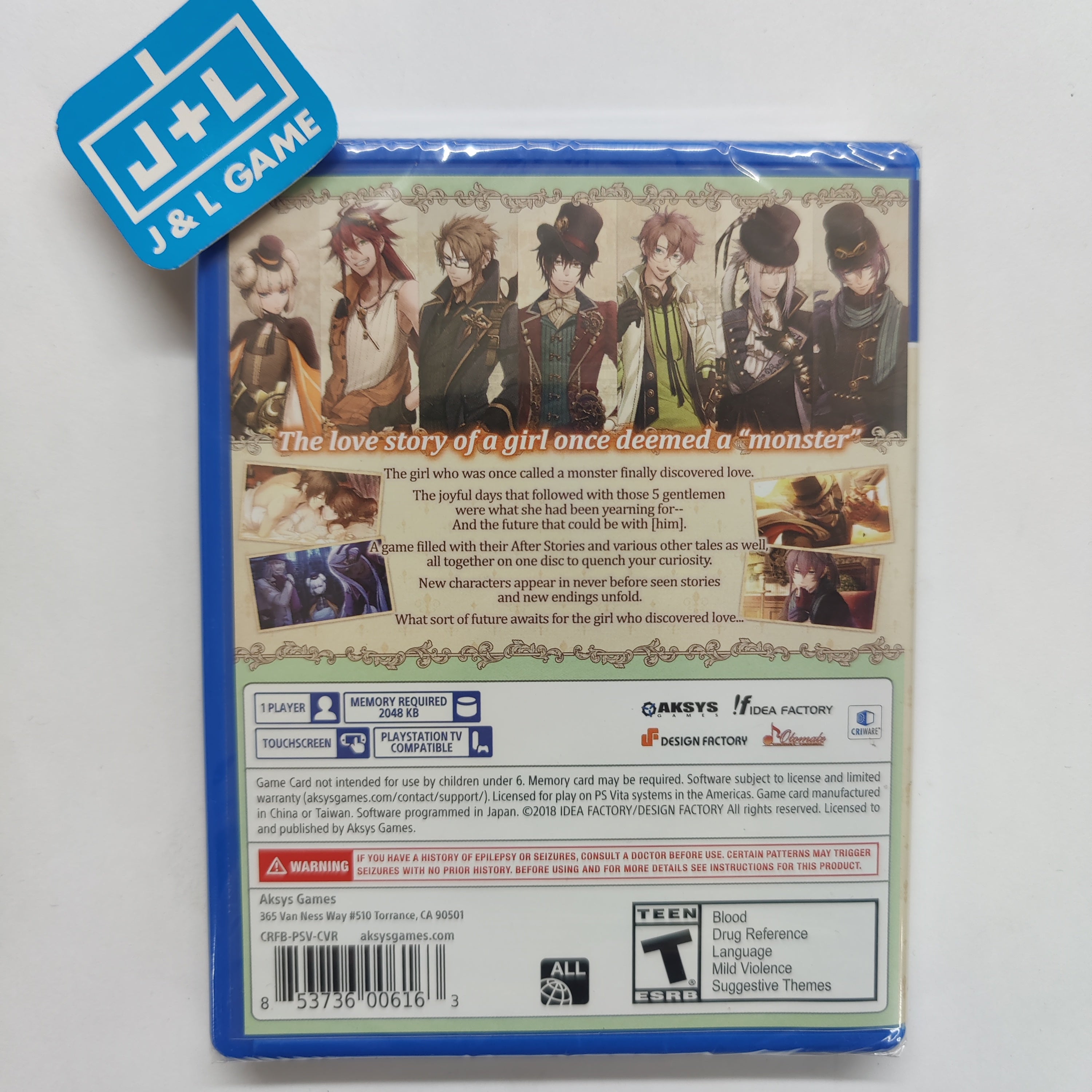 Code: Realize Future Blessings - (PSV) PlayStation Vita | J&L Game