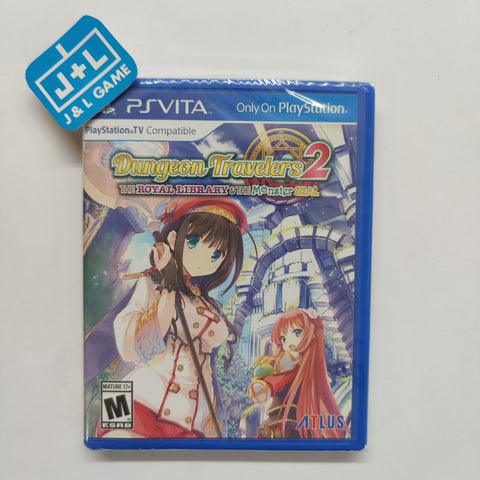 Dungeon Travelers 2: The Royal Library & the Monster Seal - (PSV) PlayStation Vita Video Games Atlus   