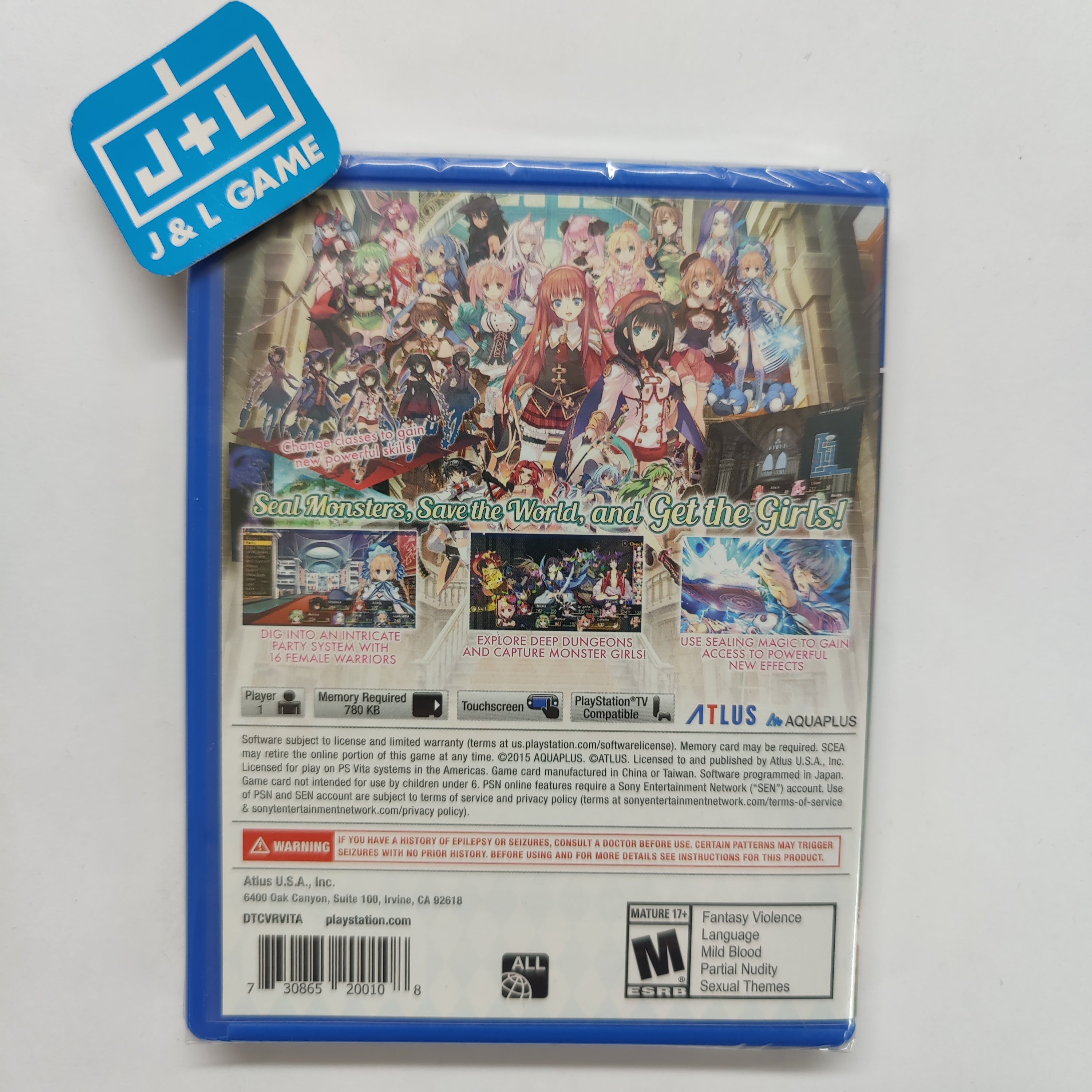 Dungeon Travelers 2: The Royal Library & the Monster Seal - (PSV