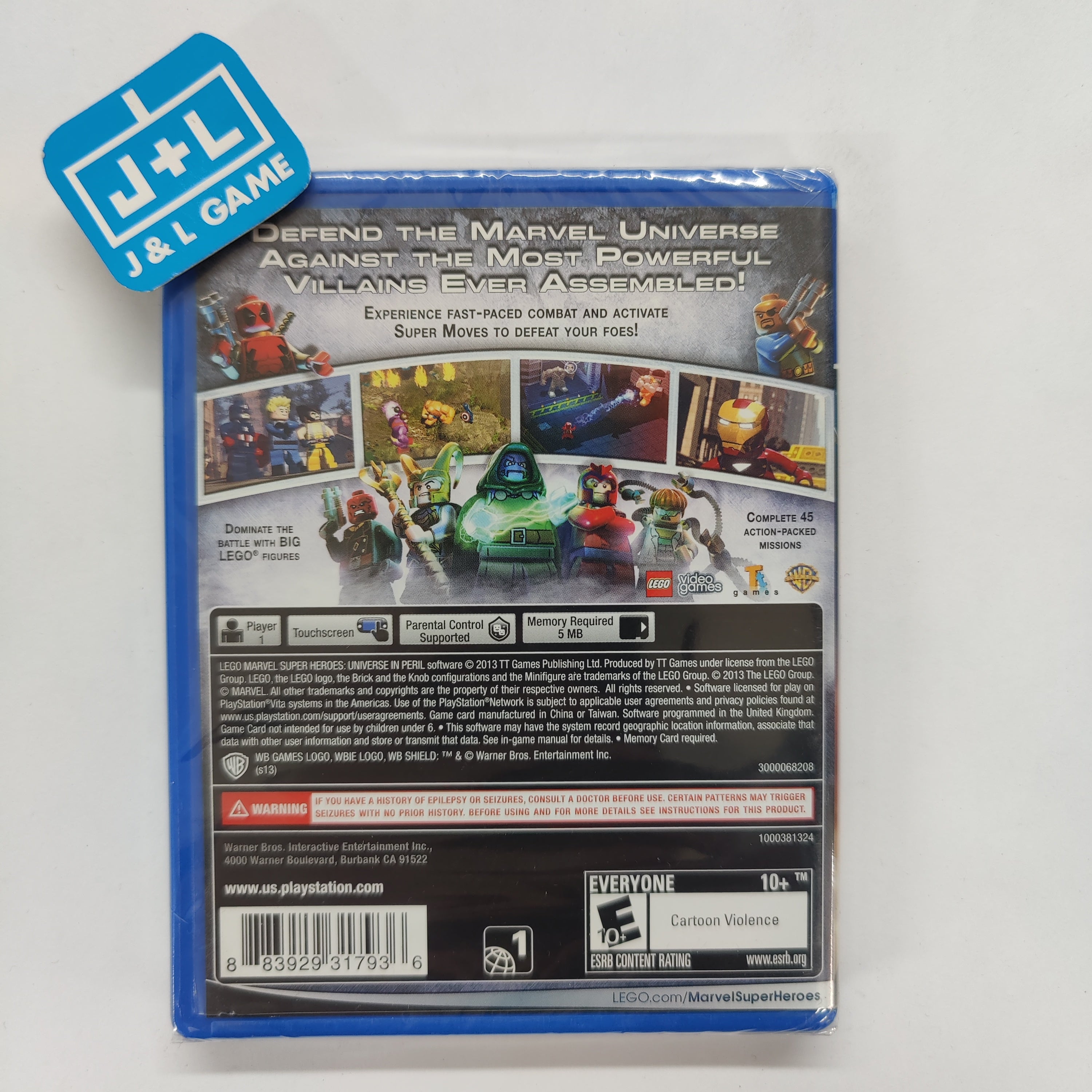 LEGO Marvel Super Heroes: Universe in Peril -  (PSV) PlayStation Vita Video Games Warner Bros. Interactive Entertainment   