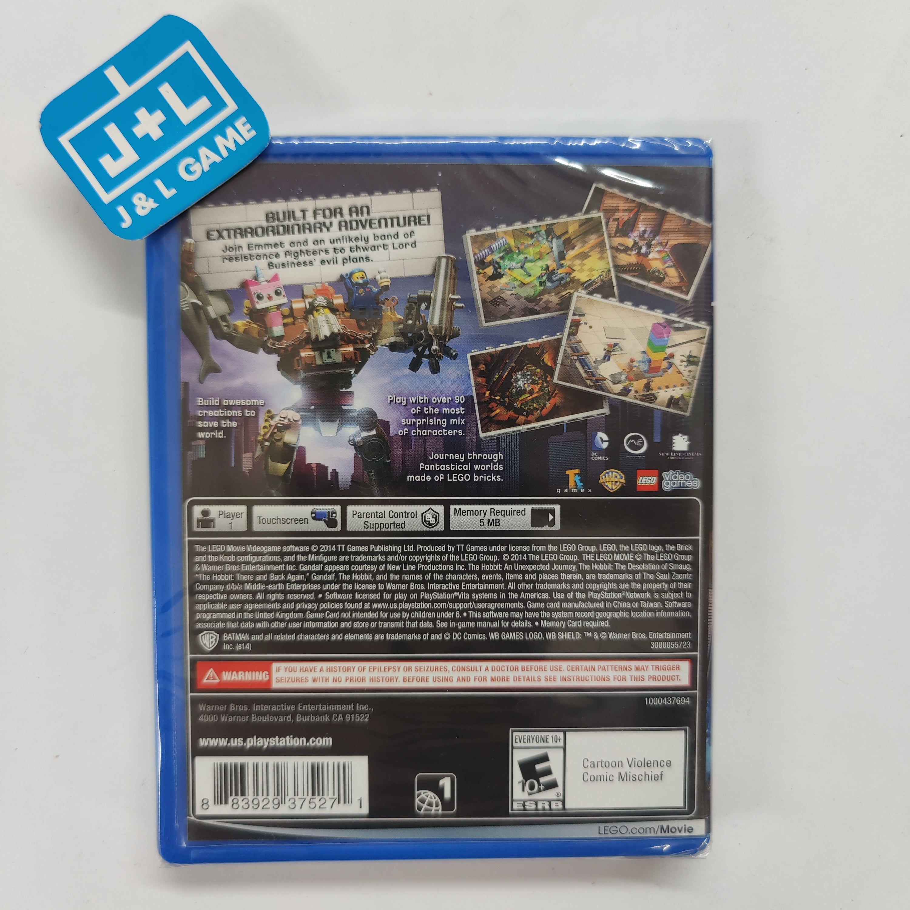 Lego The LEGO Movie Videogame (PSV) PlayStation Vita J&L Game