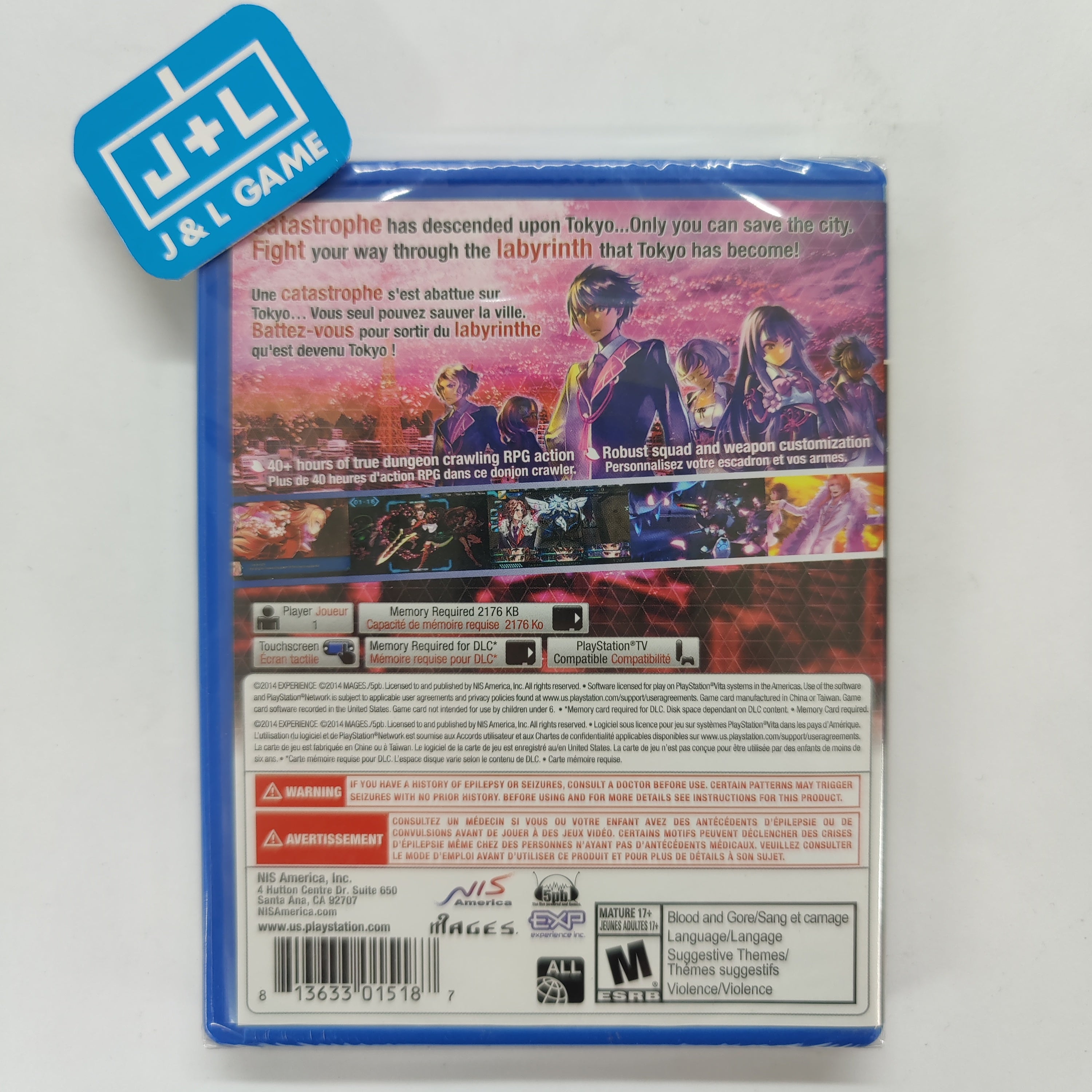Operation Abyss: New Tokyo Legacy - (PSV) PlayStation Vita Video Games NIS America   