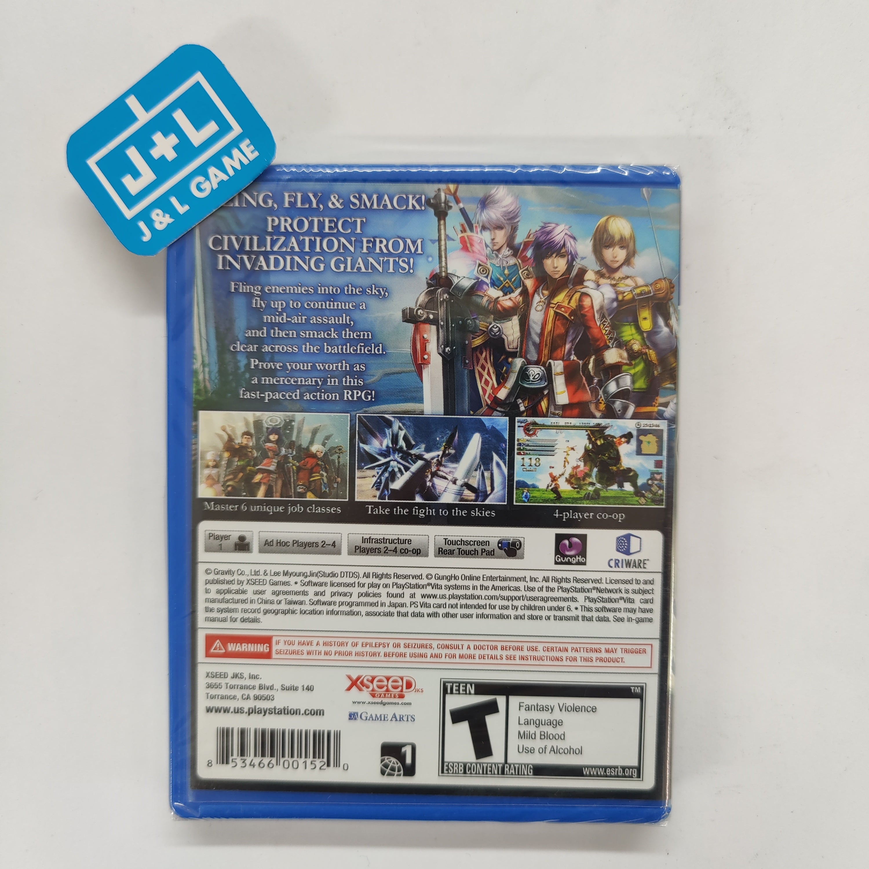 Ragnarok Odyssey - (PSV) PlayStation Vita Video Games XSEED Games   