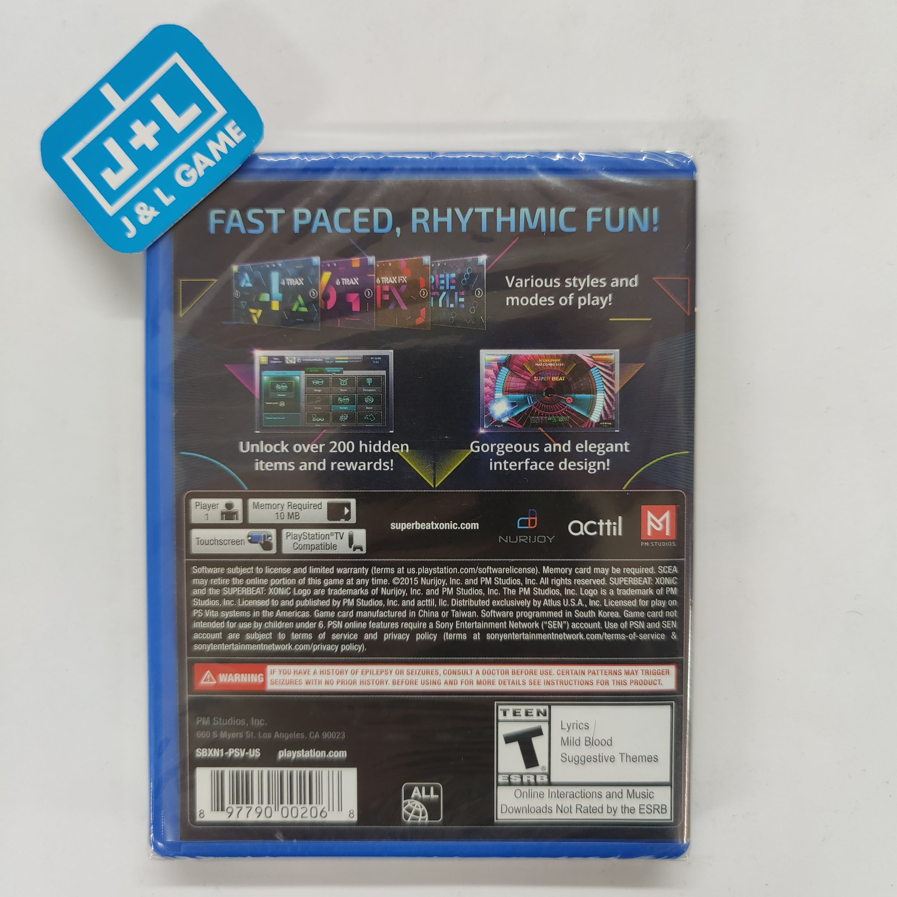 Superbeat: XONiC - (PSV) PlayStation Vita Video Games PM Studios   