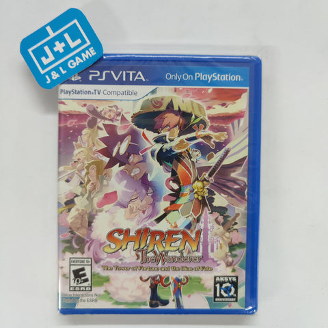 Shiren the Wanderer: The Tower of Fortune and the Dice of Fate - (PSV) PlayStation Vita Video Games Aksys Games   