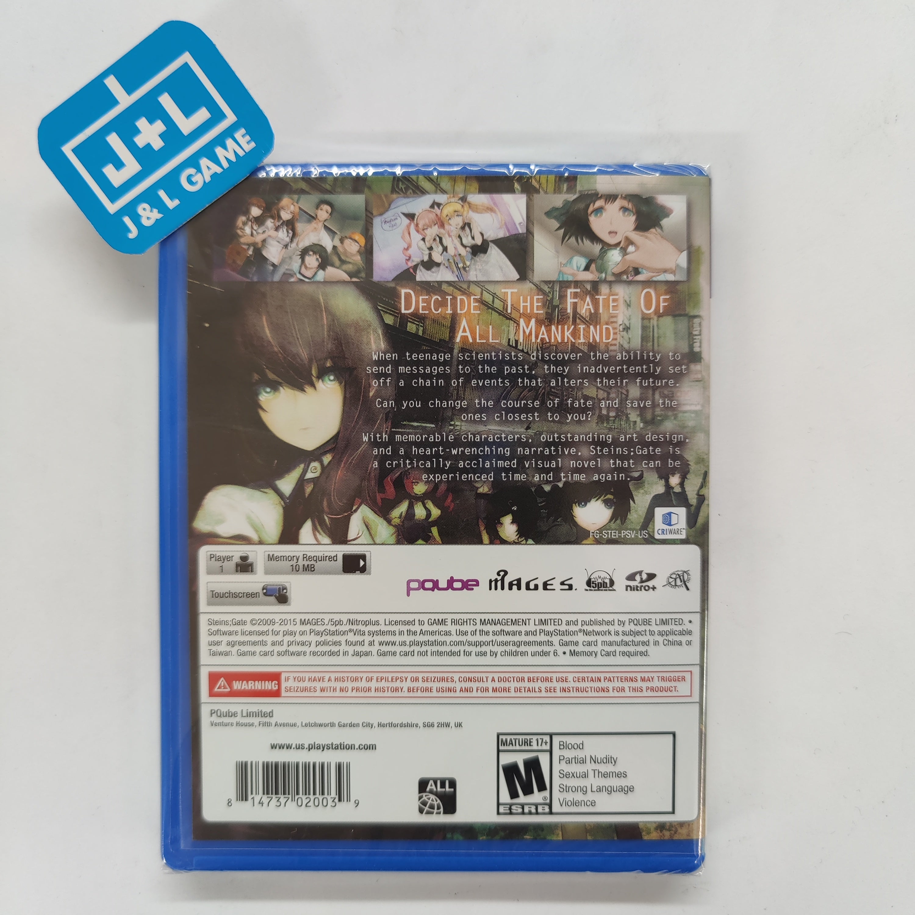 Steins;Gate - (PSV) PlayStation Vita Video Games PQube   