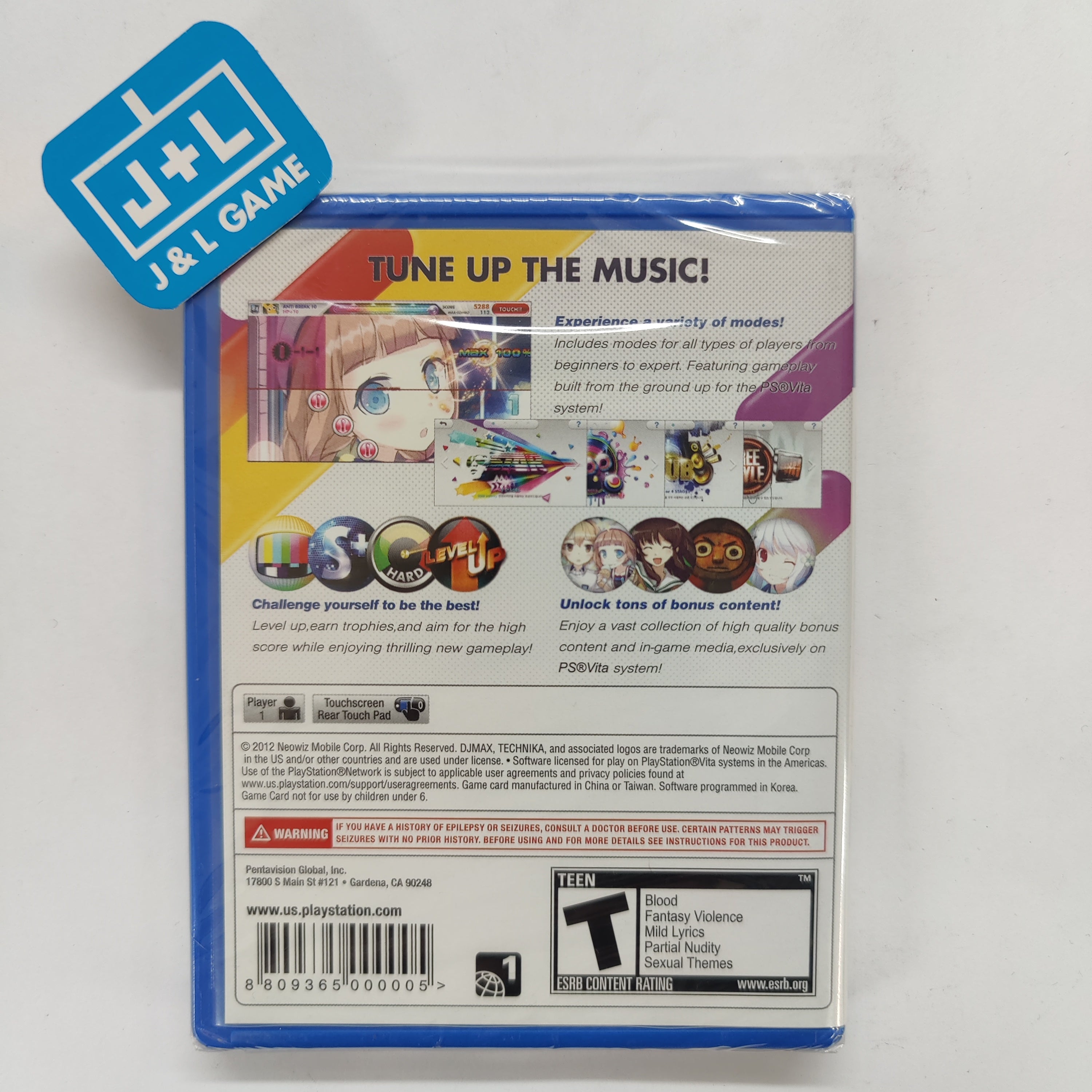 DJ MAX Technika Tune - (PSV) PlayStation Vita Video Games Pentavision Llc   