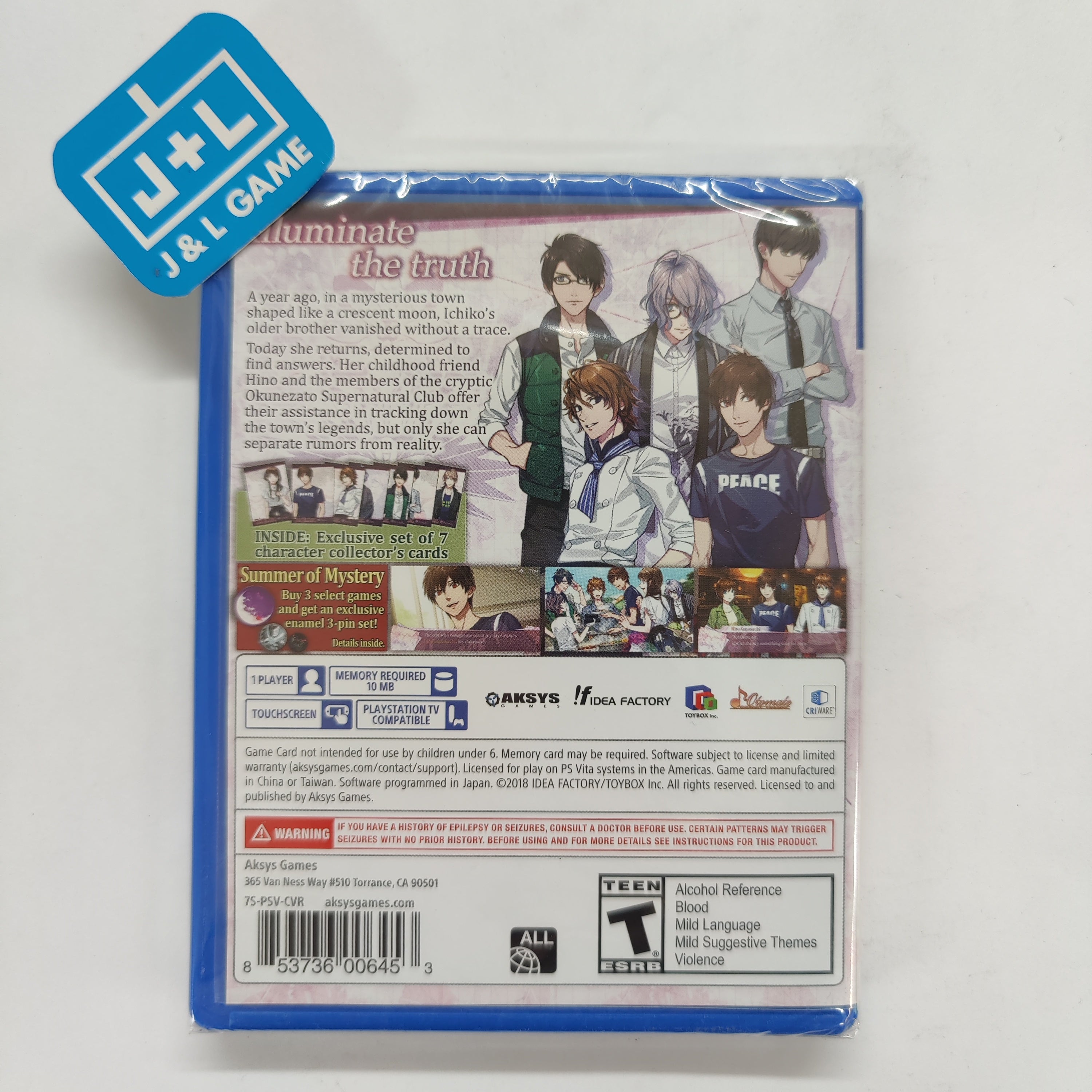 7'scarlet - (PSV) PlayStation Vita Video Games Aksys Games   