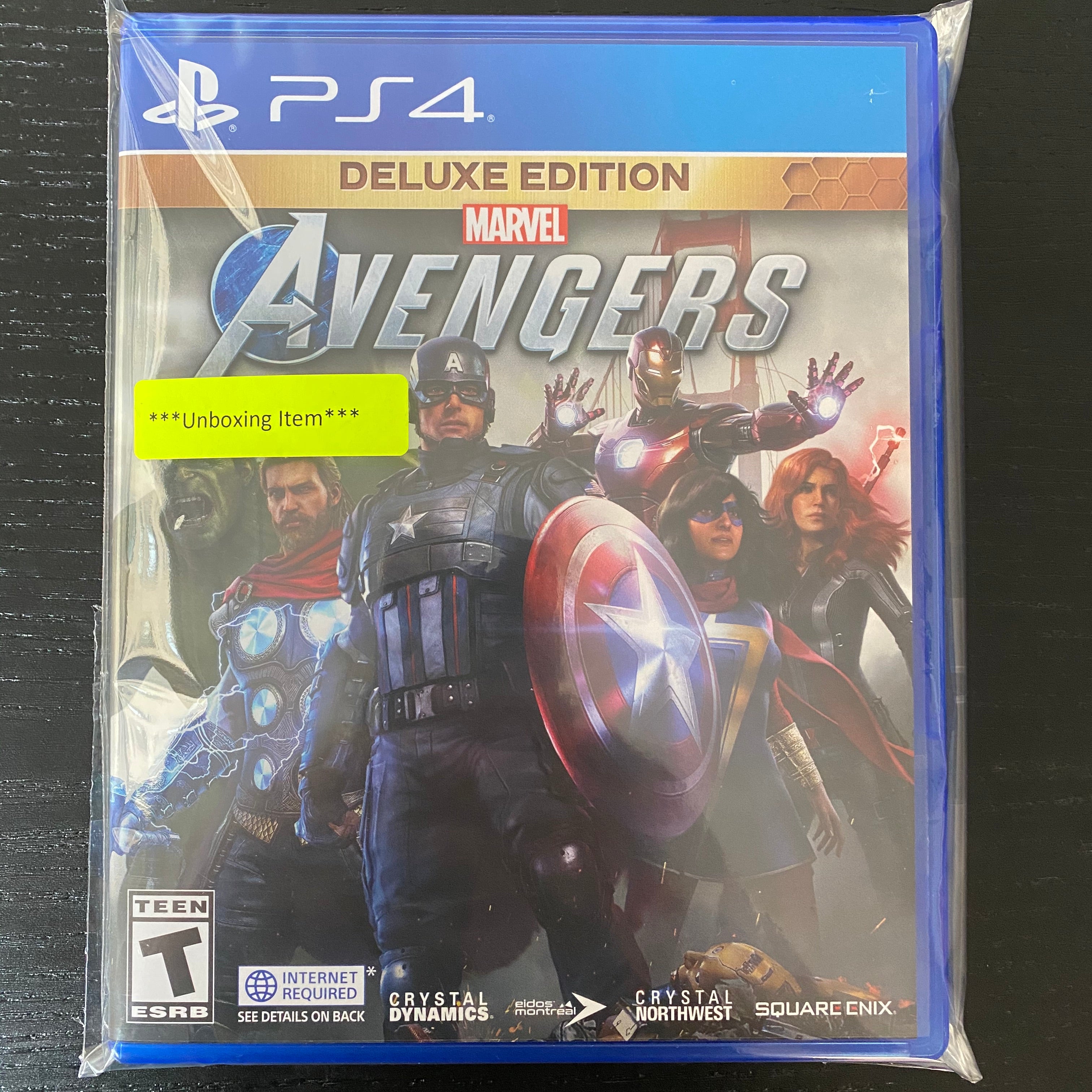 Marvel's Avengers: Deluxe Edition - (PS4) PlayStation 4 [UNBOXING] Video Games Square Enix   