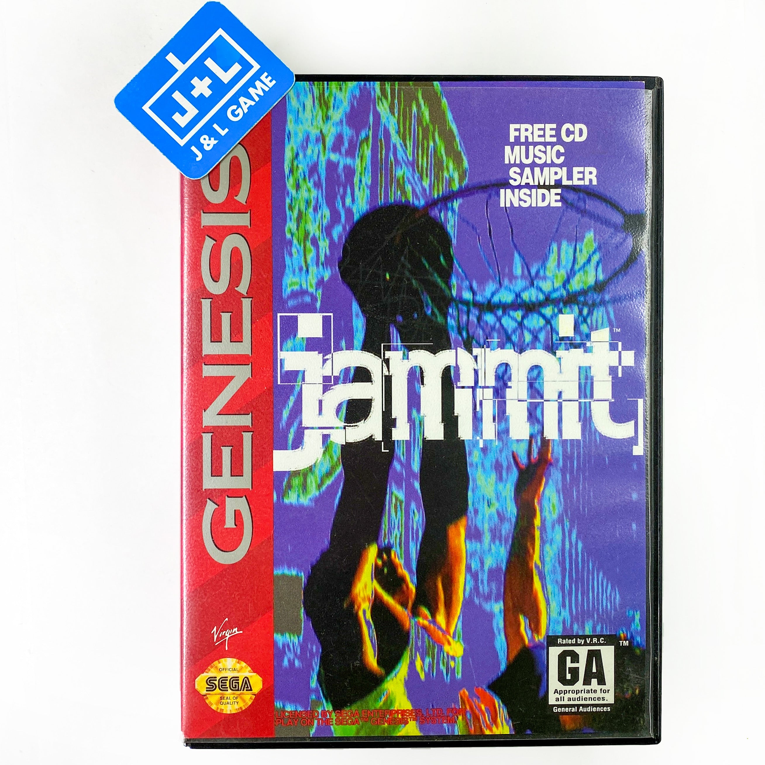 Jammit - SEGA Genesis [Pre-Owned] Video Games Virgin Interactive   