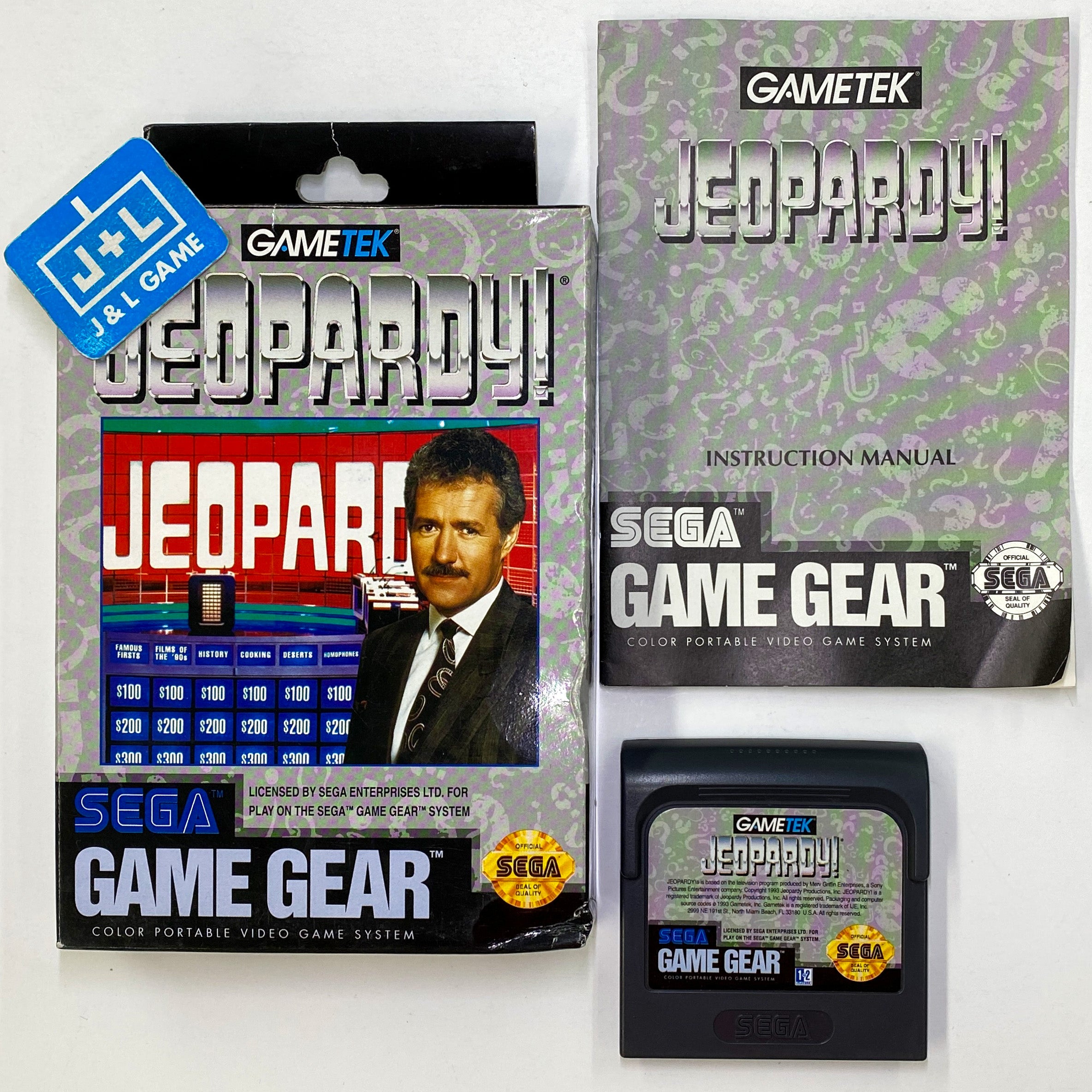 Jeopardy! - SEGA GameGear [Pre-Owned] Video Games GameTek   