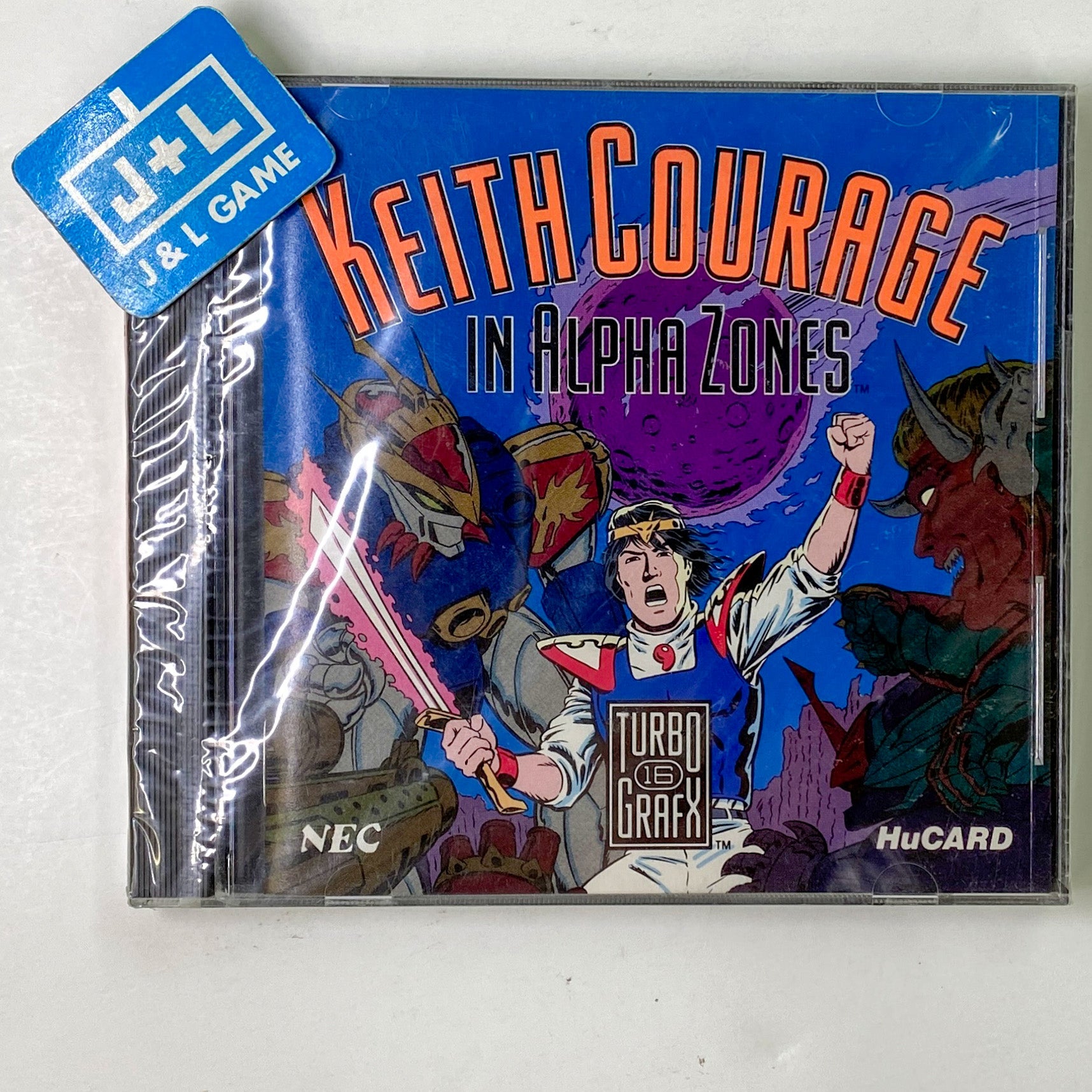 Keith Courage in Alpha Zones - TurboGrafx-16 Video Games NEC   