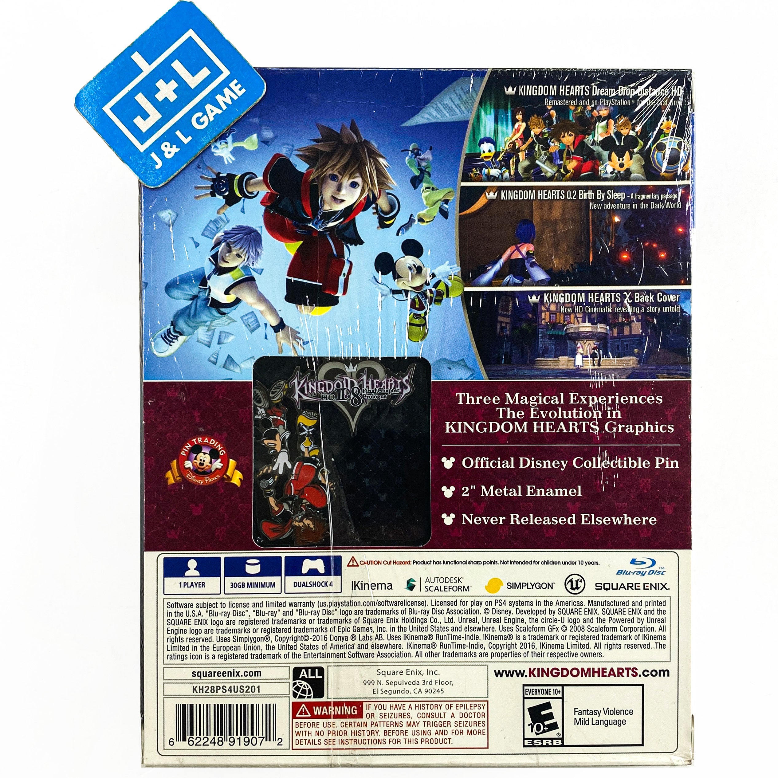Kingdom Hearts HD 2.8 Final Chapter Prologue (Limited Edition) - (PS4) PlayStation 4 Video Games Square Enix   