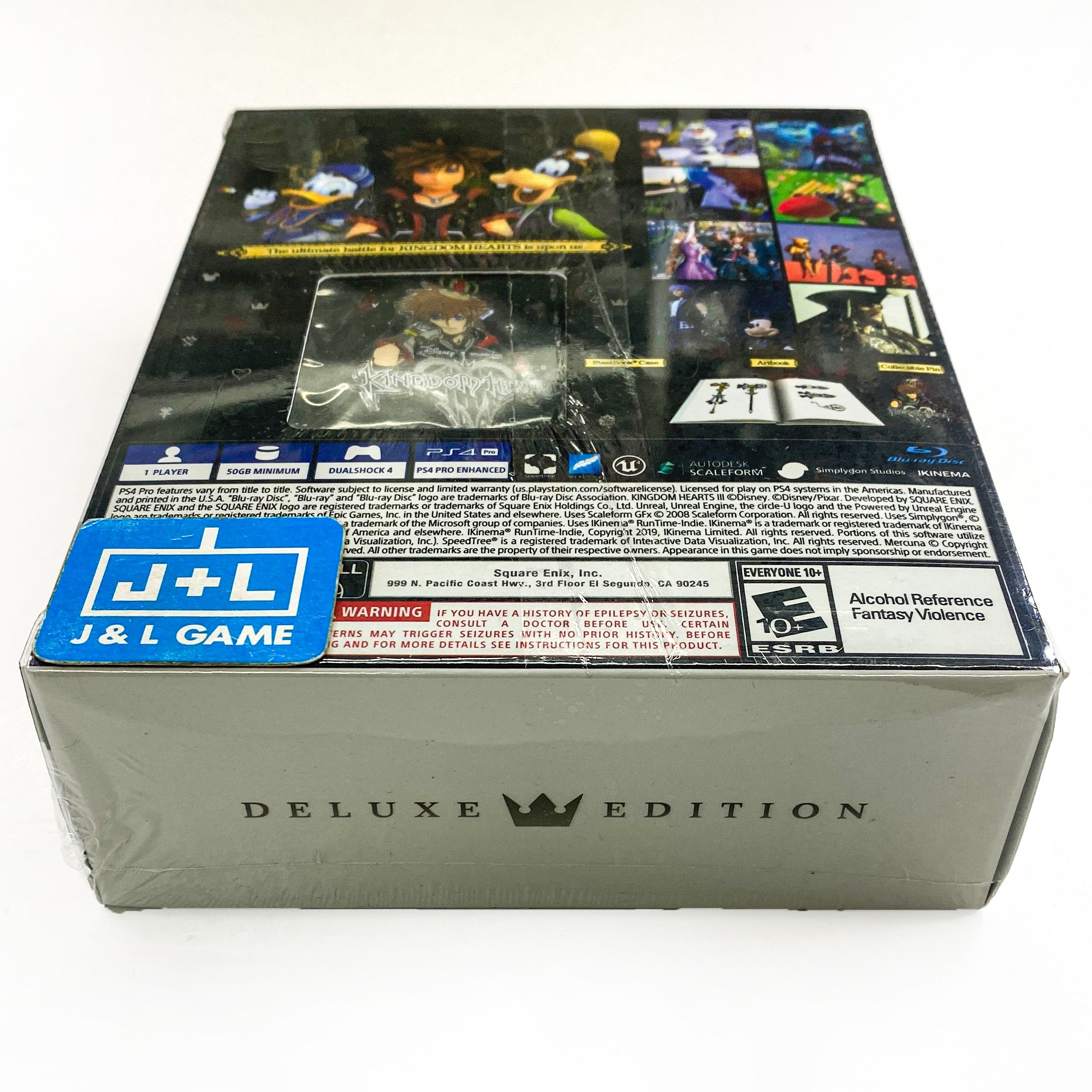 Kingdom Hearts III (Deluxe Edition) - (PS4) PlayStation 4 Video Games Square Enix   