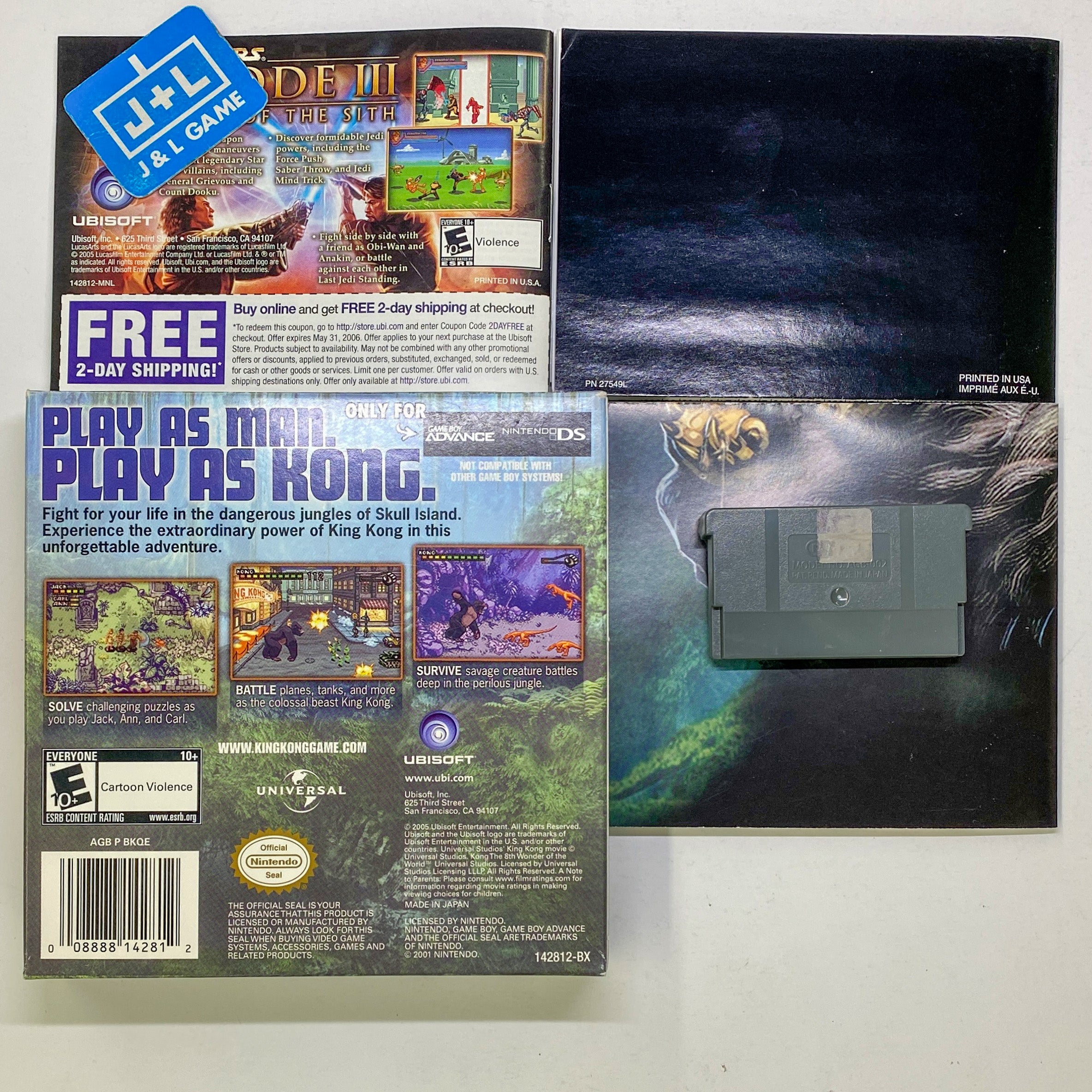 Kong: The 8th Wonder of the World - (GBA) Game Boy Advance [Pre-Owned] Video Games Ubisoft   