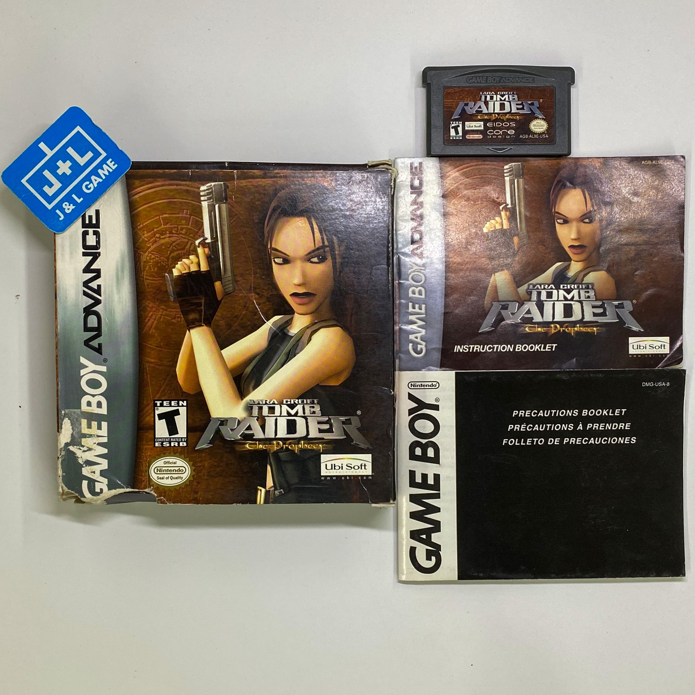 Lara Croft - Tomb Raider: The Prophecy - (GBA) Game Boy Advance [Pre-Owned] Video Games Ubisoft   
