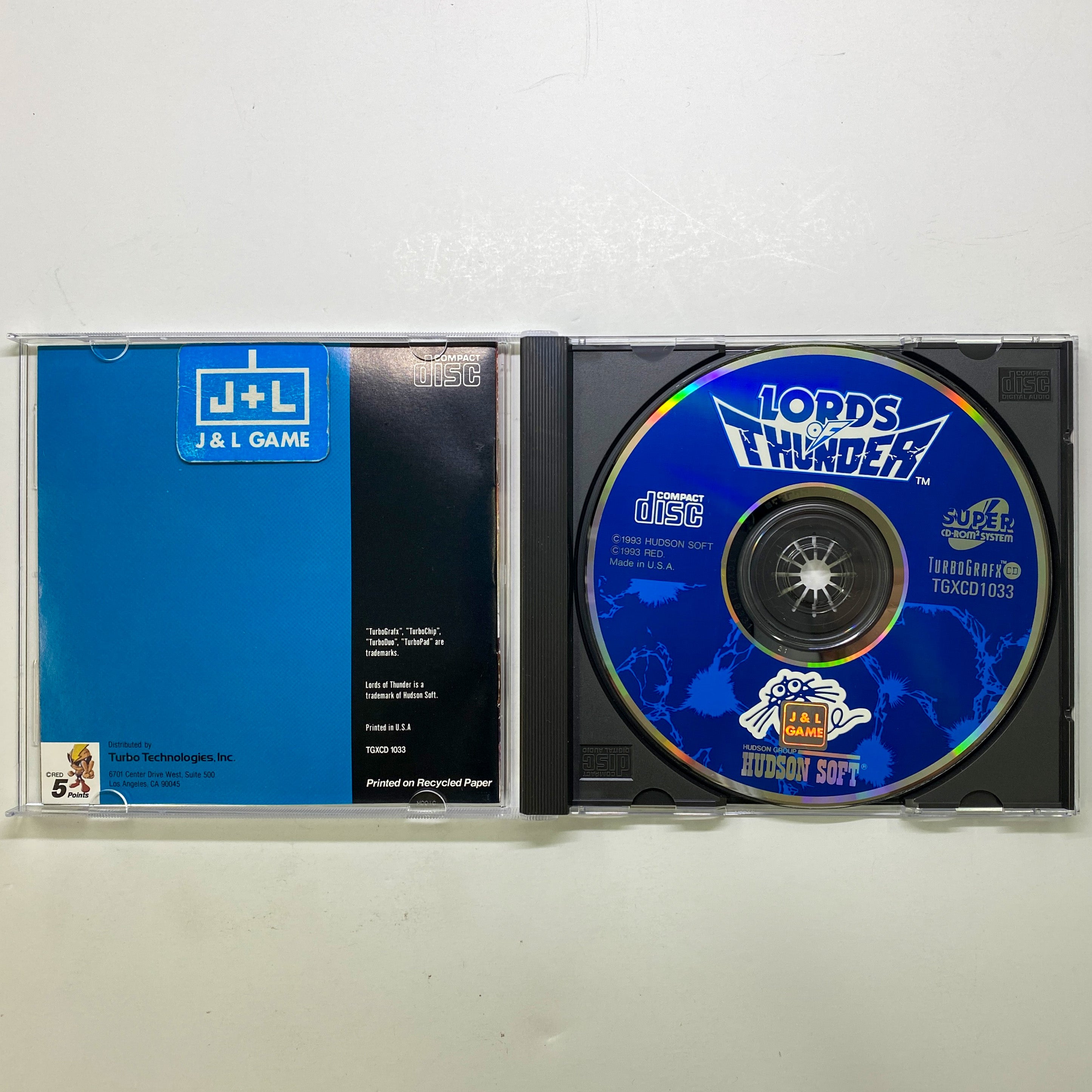 Lords of Thunder - Turbo CD [Pre-Owned] Video Games Hudson   