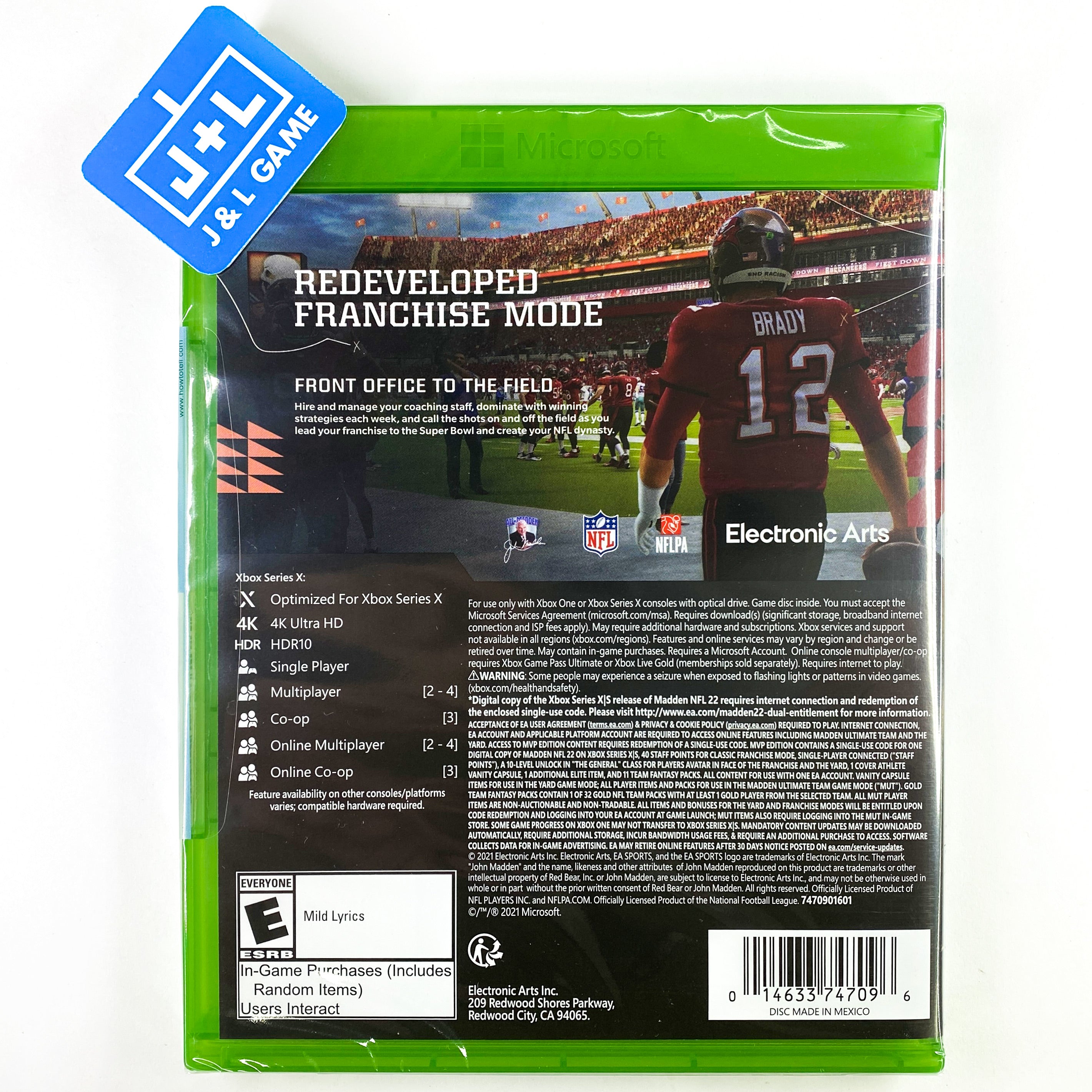 Madden NFL 22 MVP Edition - Xbox One Video Games Electronic Arts   